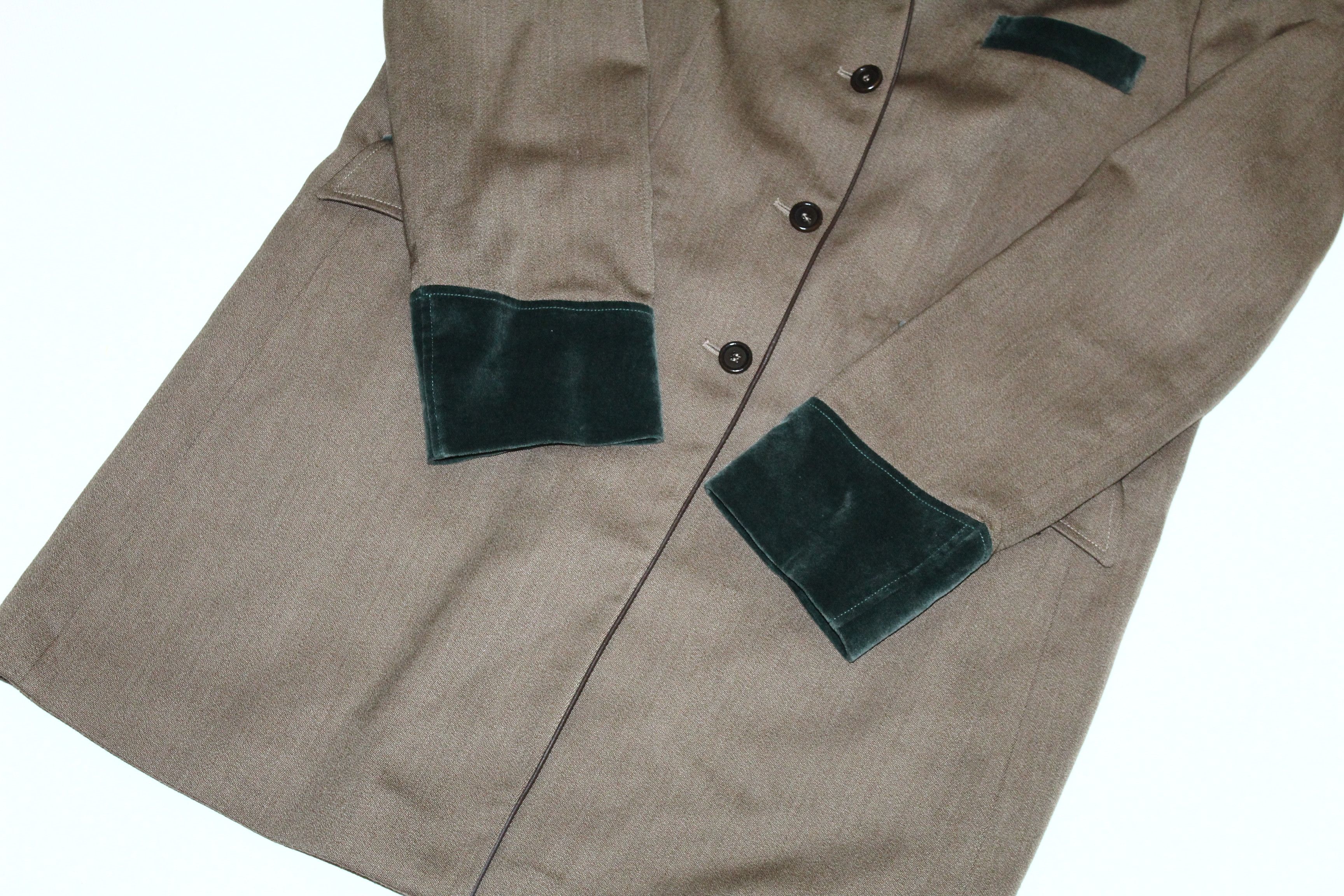 Beretta Beretta Mallalieus Gold Tweed Fabric Royal Coat Size L / US 10 / IT 46 - 10 Thumbnail