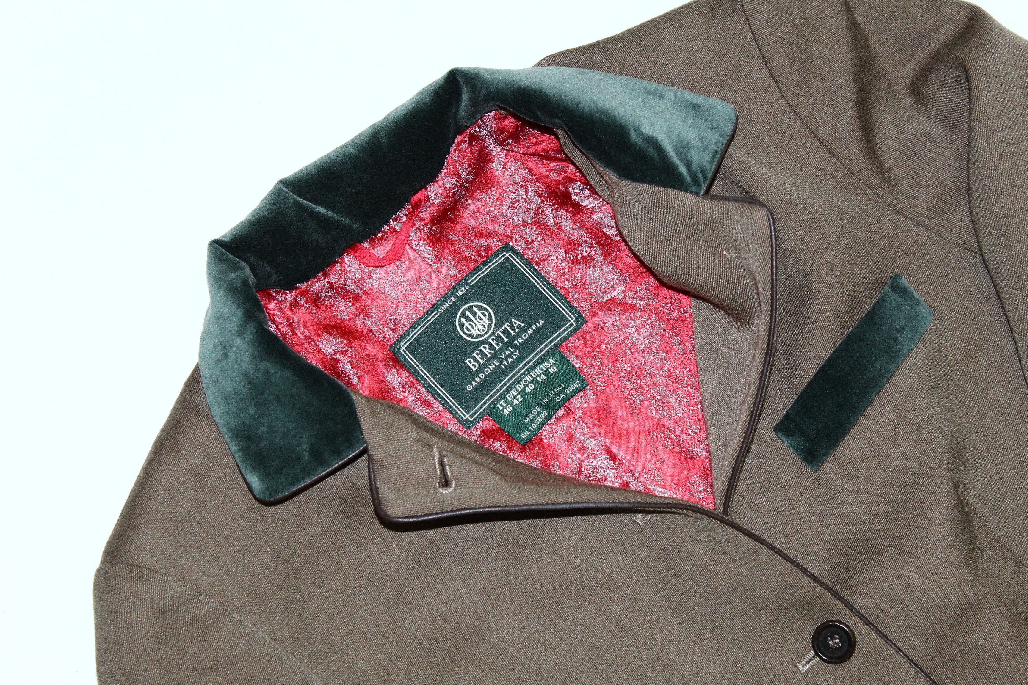 Beretta Beretta Mallalieus Gold Tweed Fabric Royal Coat Size L / US 10 / IT 46 - 12 Thumbnail