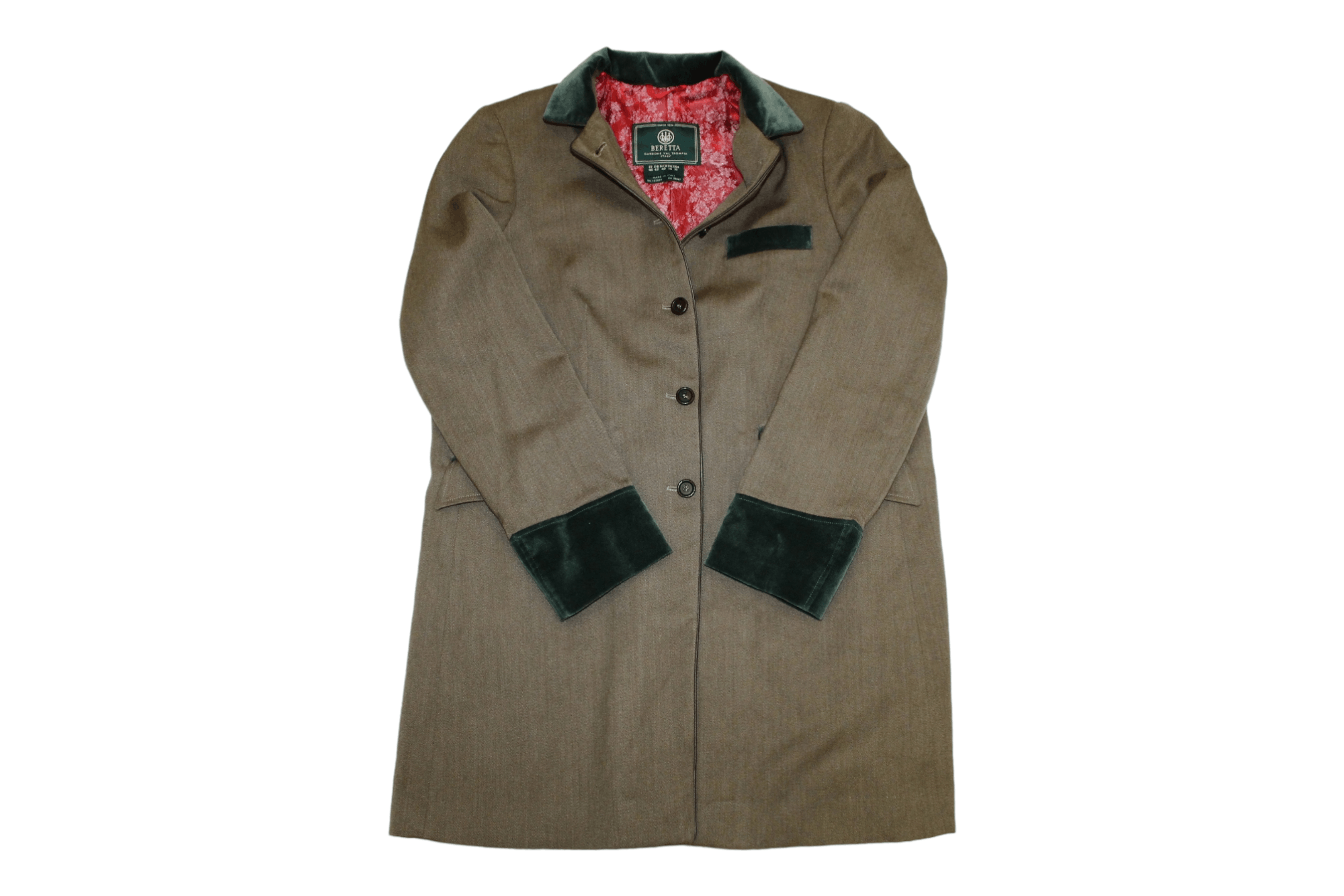 Beretta Beretta Mallalieus Gold Tweed Fabric Royal Coat Size L / US 10 / IT 46 - 1 Thumbnail