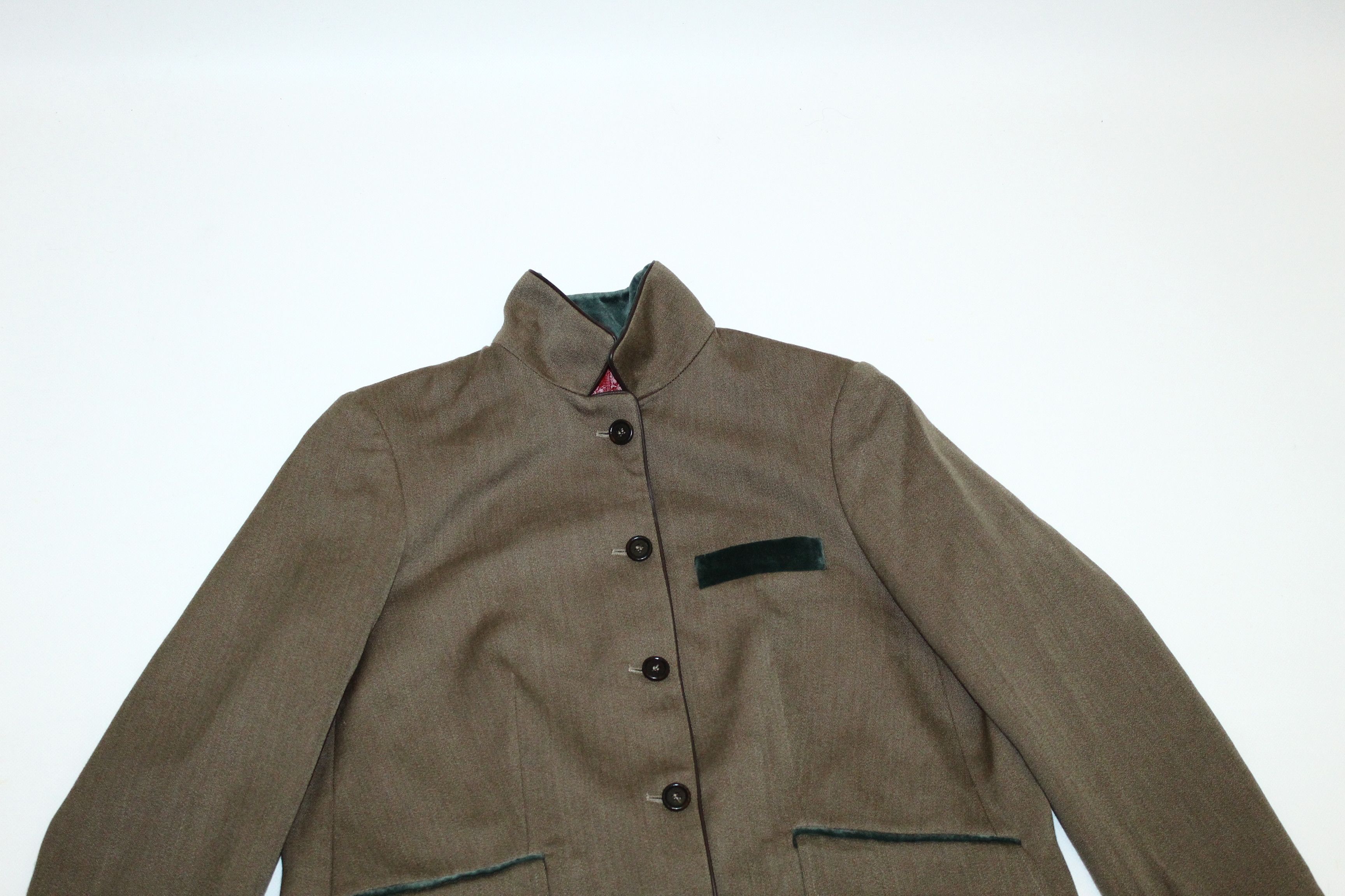 Beretta Beretta Mallalieus Gold Tweed Fabric Royal Coat Size L / US 10 / IT 46 - 3 Thumbnail
