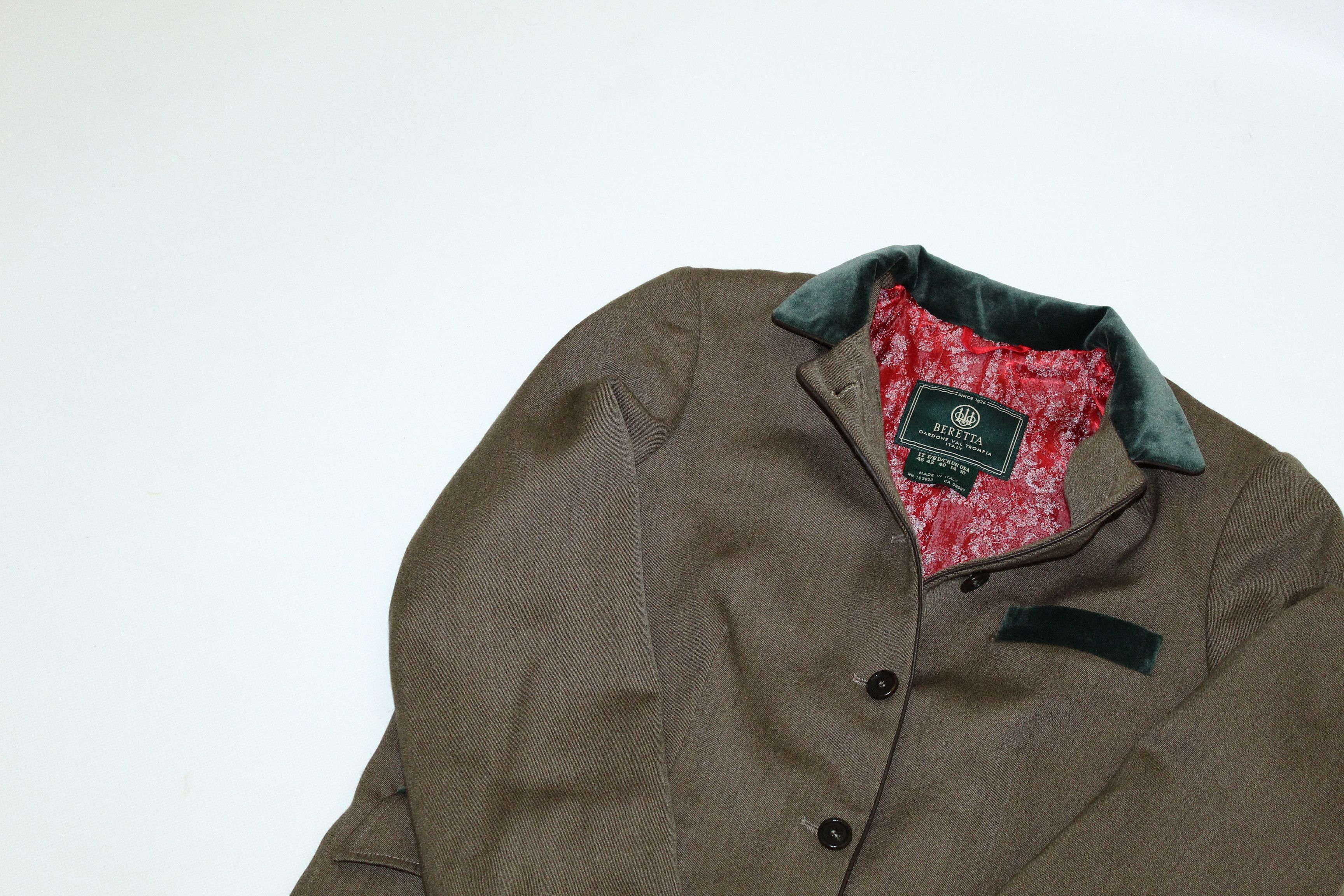 Beretta Beretta Mallalieus Gold Tweed Fabric Royal Coat Size L / US 10 / IT 46 - 9 Thumbnail