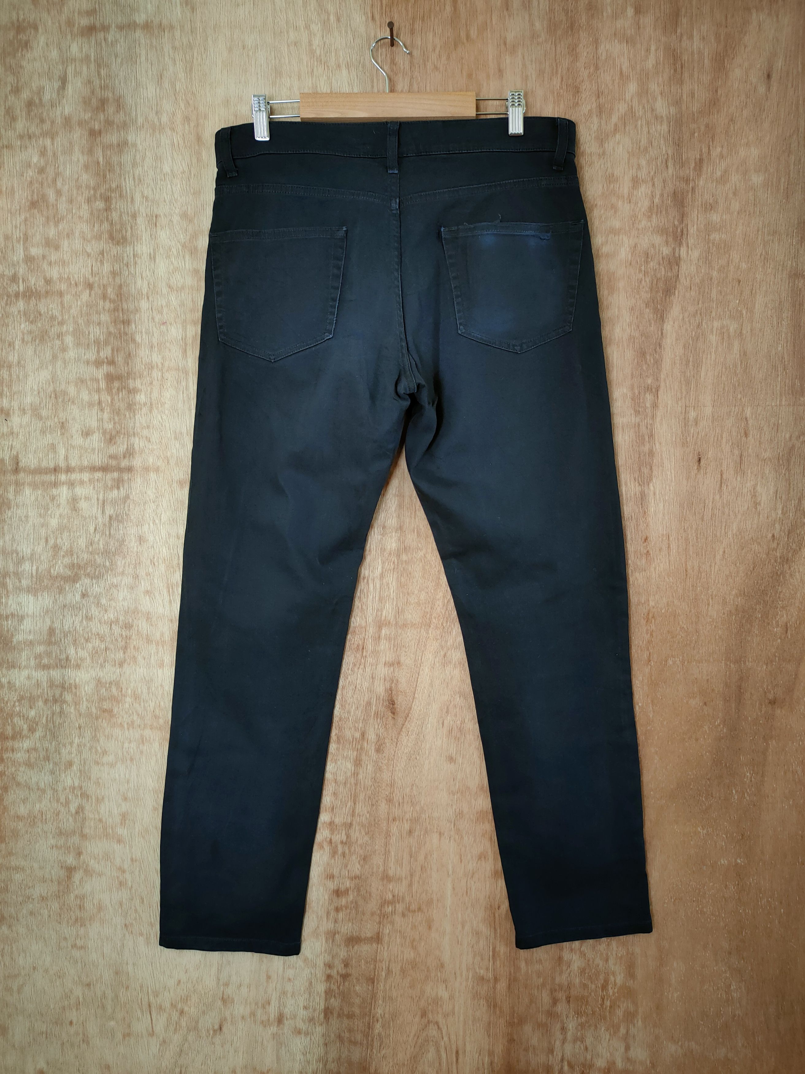 Japanese Brand DL uniqlo black casual streetwear pants japan #46-320 Size US 30 / EU 46 - 5 Thumbnail