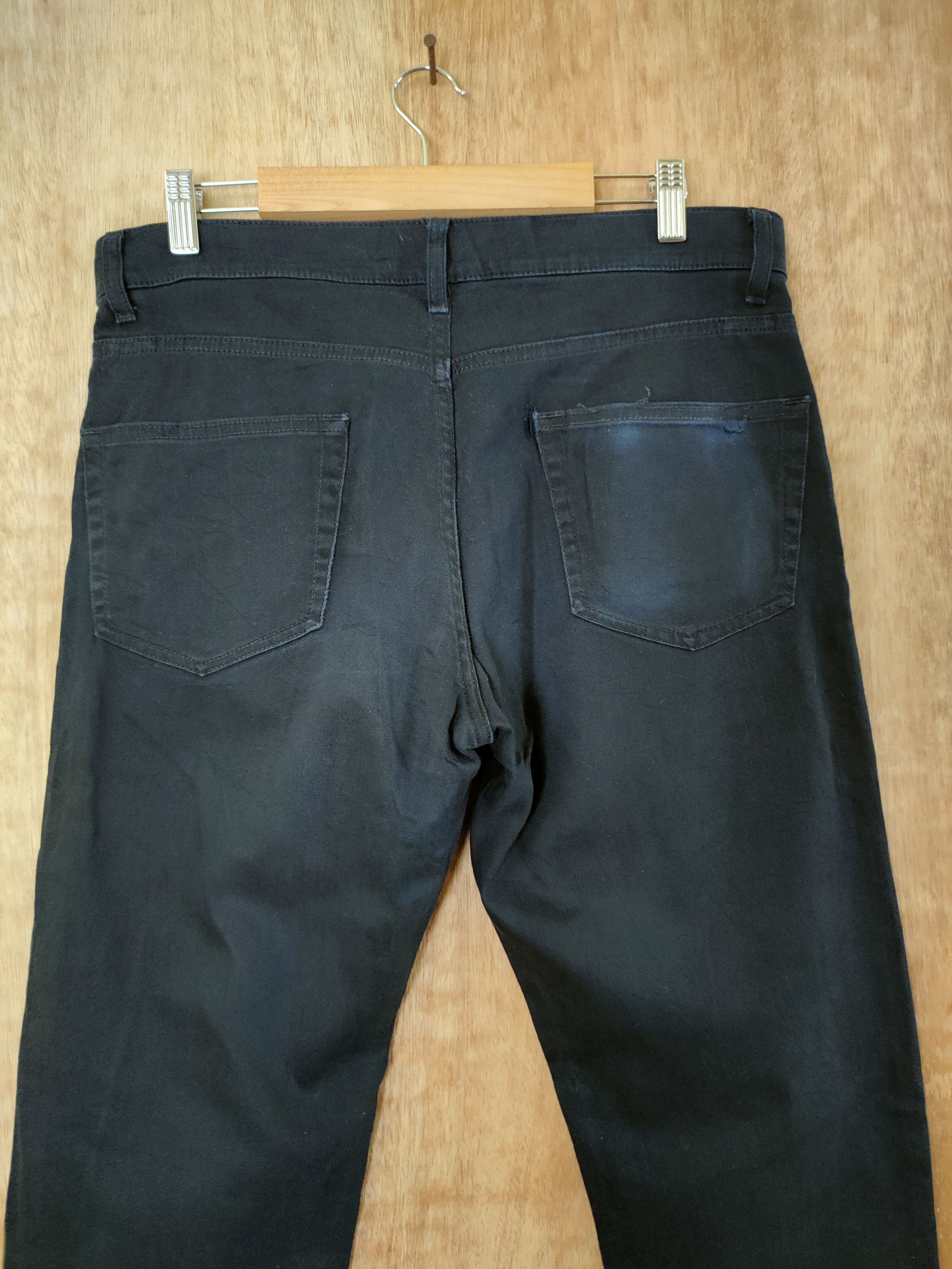 Japanese Brand DL uniqlo black casual streetwear pants japan #46-320 Size US 30 / EU 46 - 7 Thumbnail