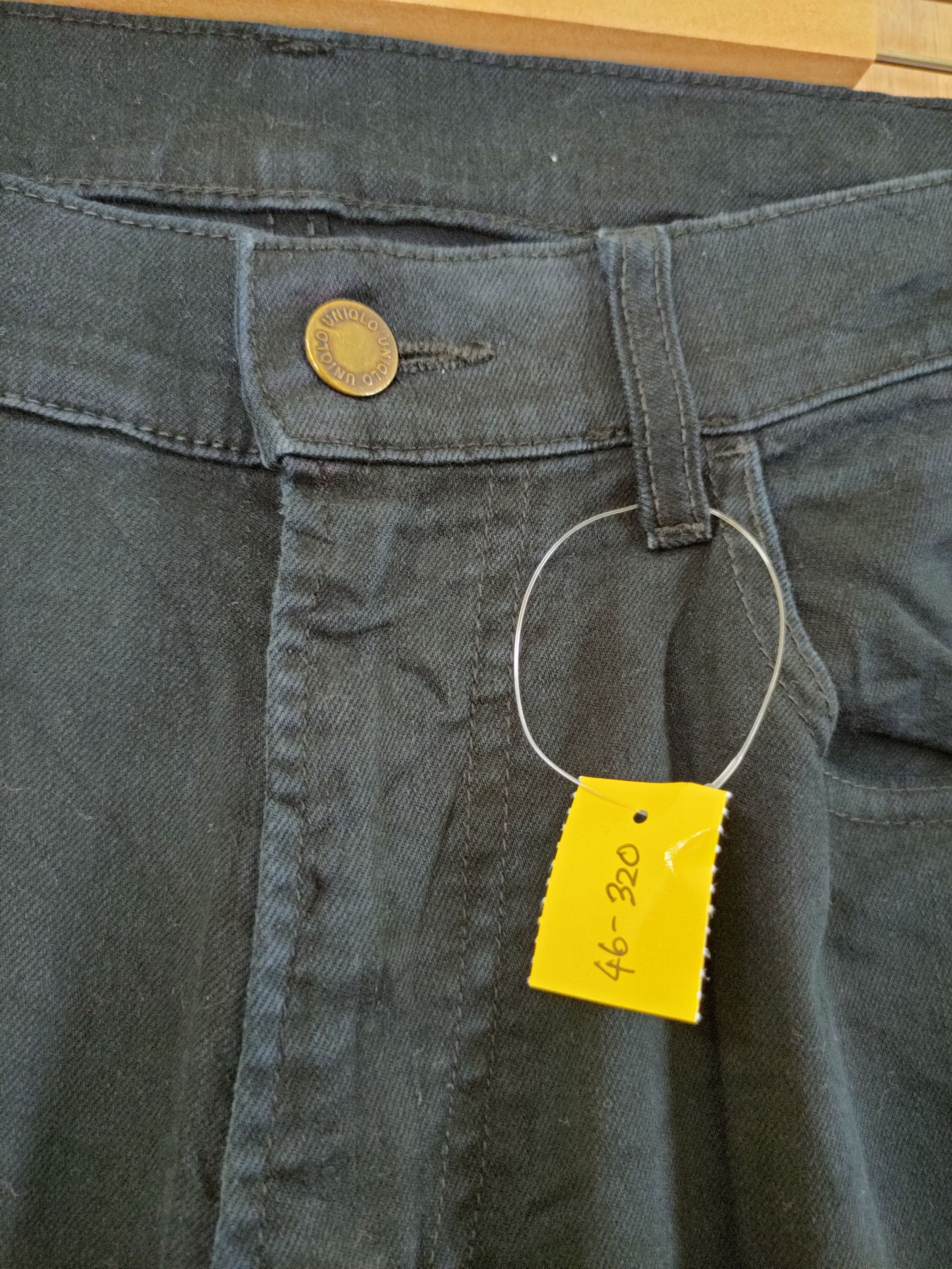 Japanese Brand DL uniqlo black casual streetwear pants japan #46-320 Size US 30 / EU 46 - 4 Thumbnail