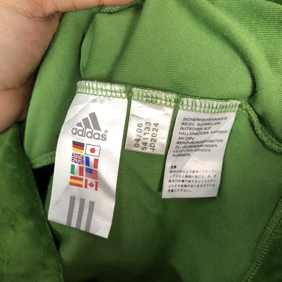 Adidas Adidas Green Hoodie sweater #3206 Size S / US 4 / IT 40 - 9 Thumbnail