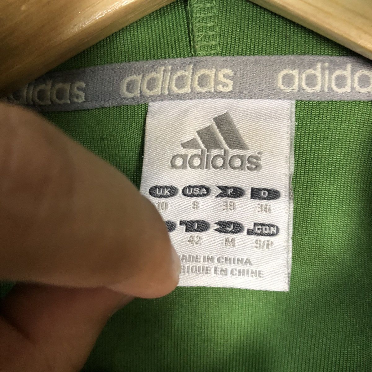 Adidas Adidas Green Hoodie sweater #3206 Size S / US 4 / IT 40 - 7 Thumbnail