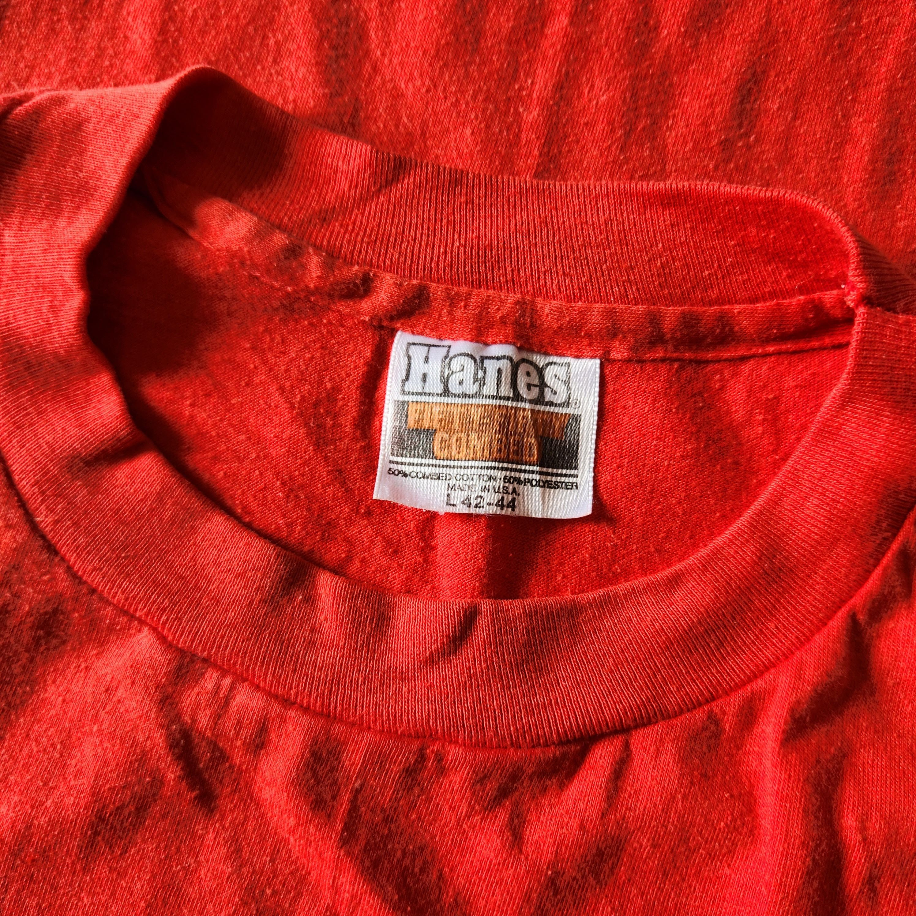 Hanes × Vintage Vintage 80s Cincinnati Heart Mini-Marathon TShirt Size US M / EU 48-50 / 2 - 3 Thumbnail