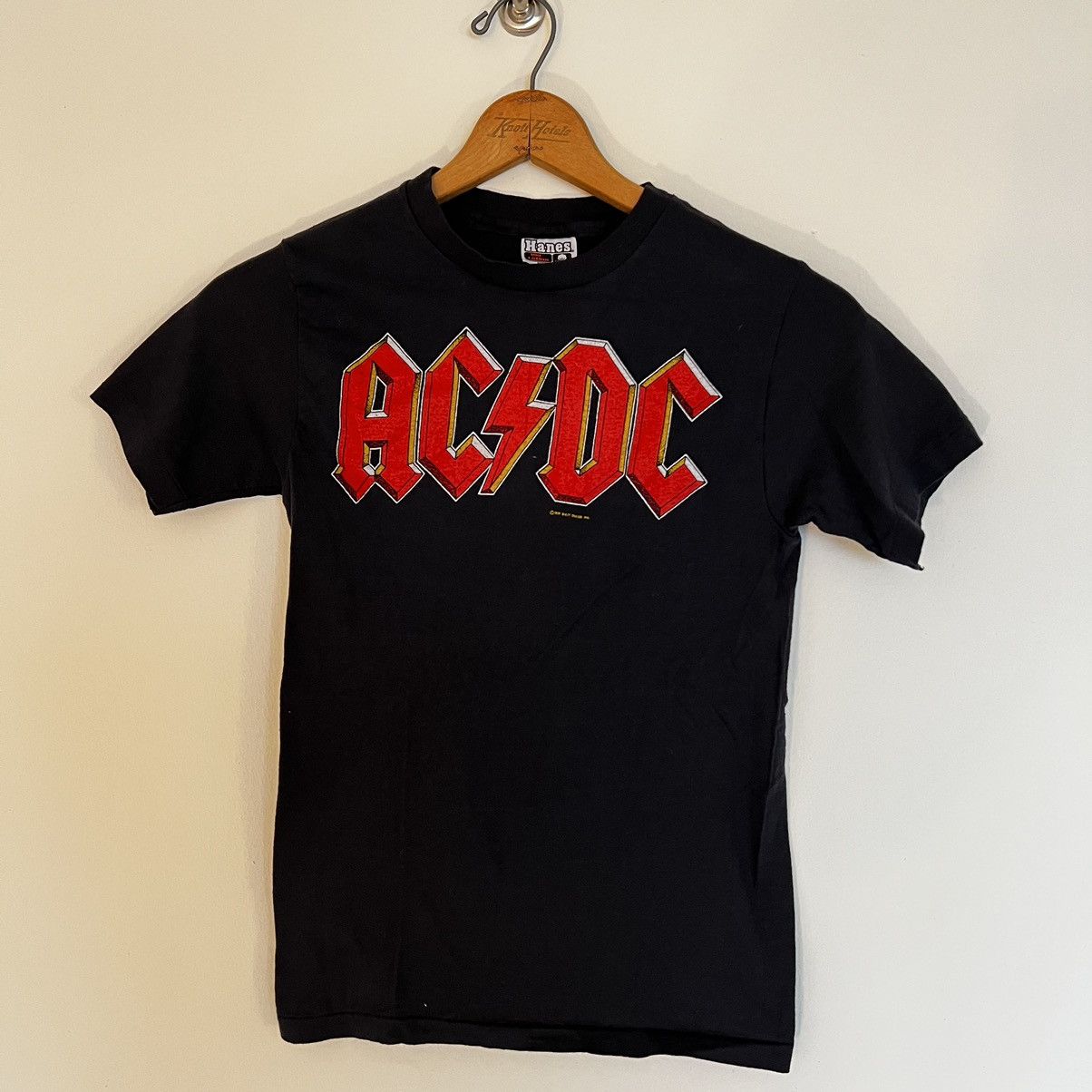 AC/DC × Hanes × Vintage vintage 70s ac/dc 1979 single stitch band ...