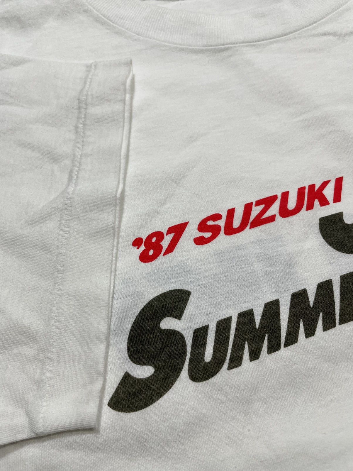 Japanese Brand × Vintage Vintage 1987 Suzuki Motorsports racing Japan 90s 80s Size US S / EU 44-46 / 1 - 7 Thumbnail
