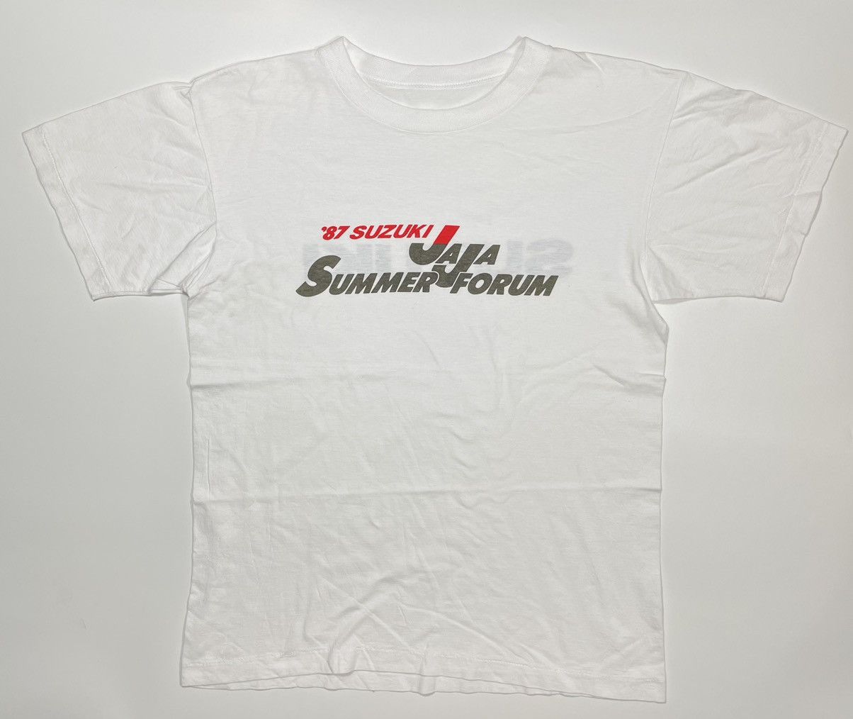 Japanese Brand × Vintage Vintage 1987 Suzuki Motorsports racing Japan 90s 80s Size US S / EU 44-46 / 1 - 2 Thumbnail
