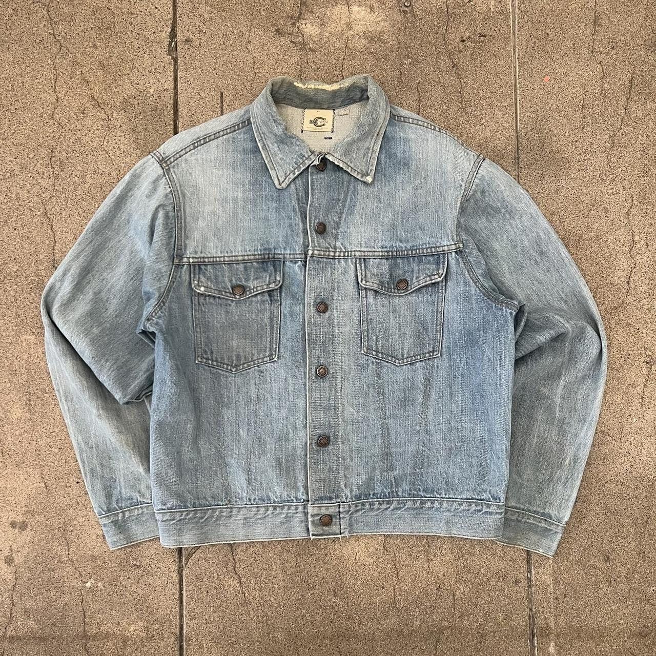 Vintage 70's BarC distressed denim Trucker Jacket