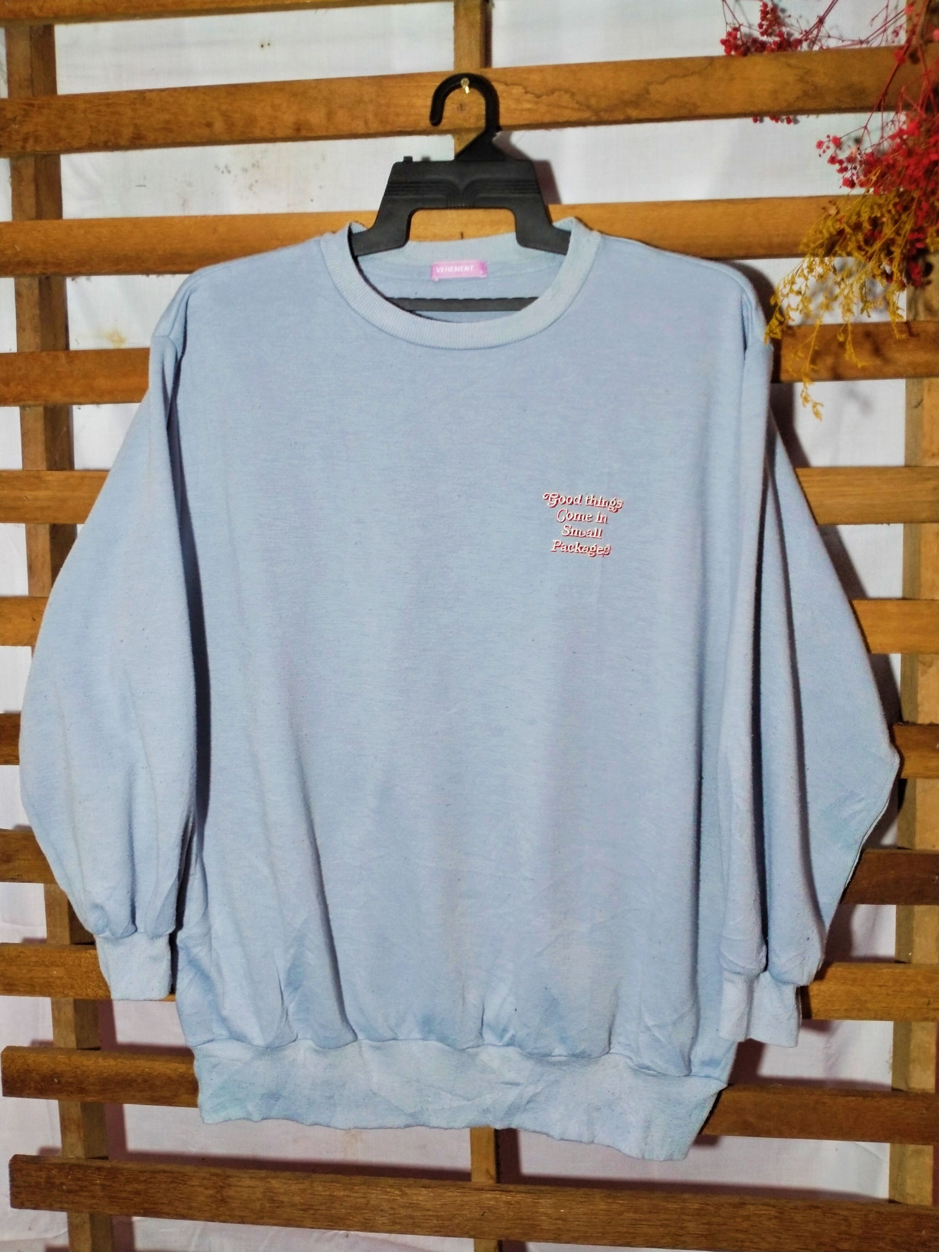 Japanese Brand VEHEMENT SPEEL OUT LOGO SWEATSHIRT Size US M / EU 48-50 / 2 - 1 Thumbnail