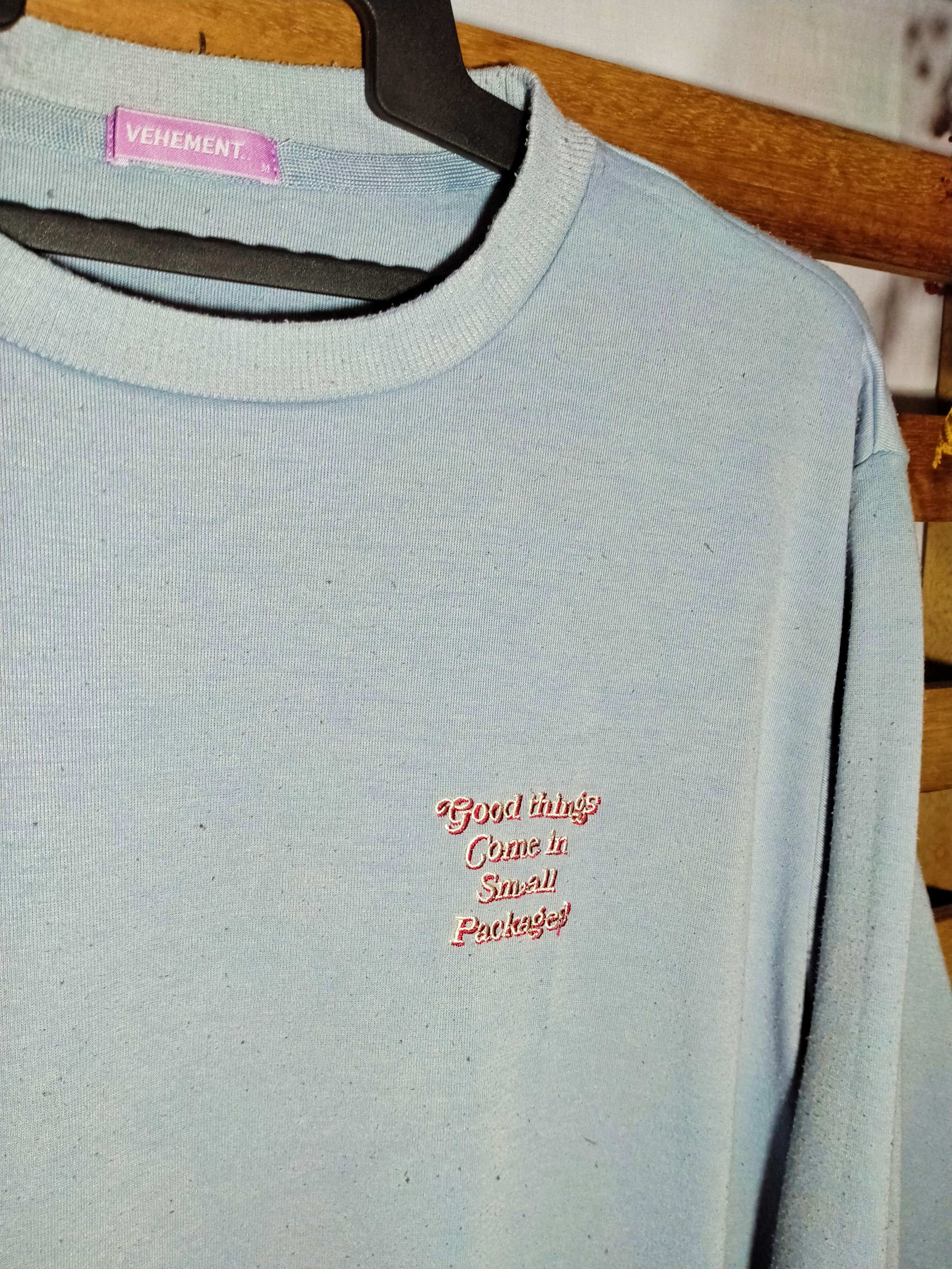 Japanese Brand VEHEMENT SPEEL OUT LOGO SWEATSHIRT Size US M / EU 48-50 / 2 - 3 Thumbnail