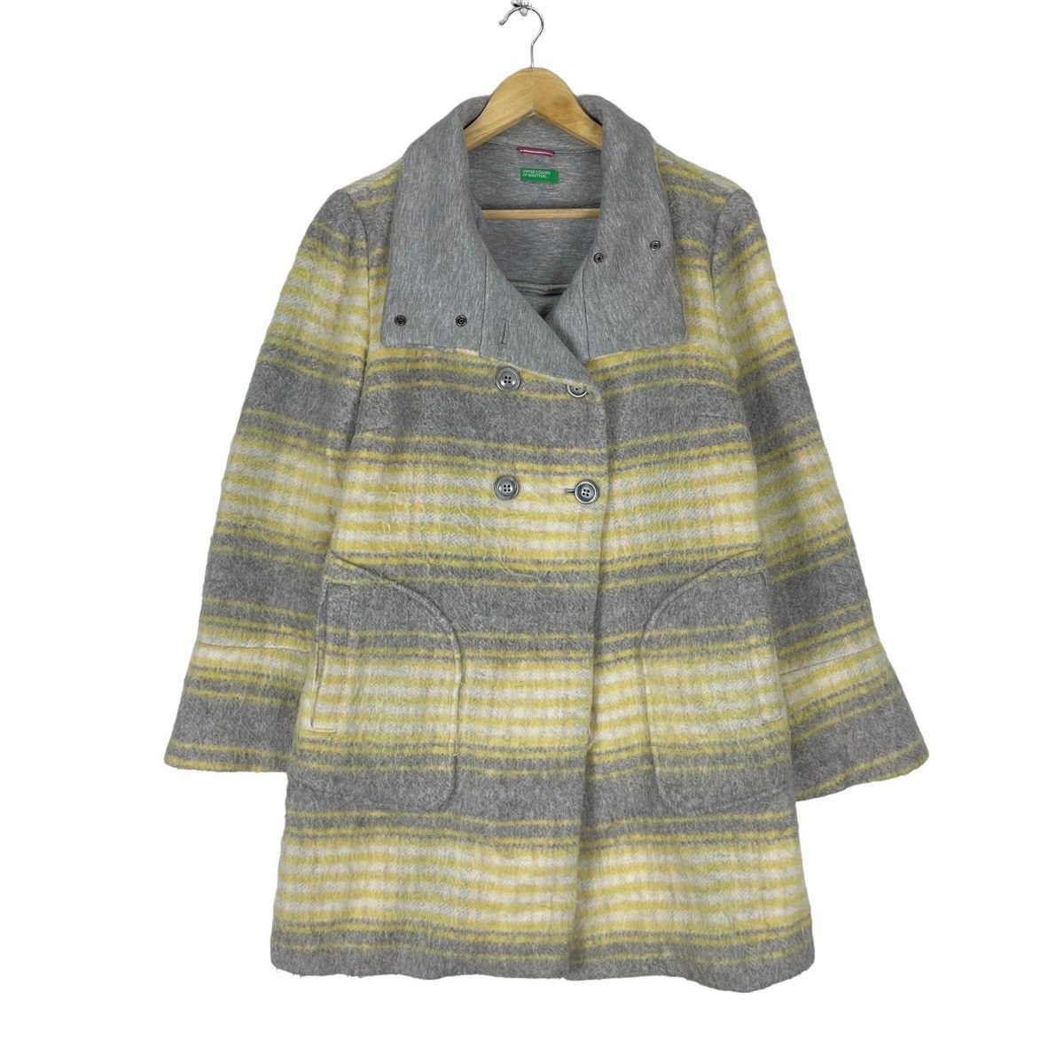 Benetton × United Colors Of Benetton ☀️UNITED COLOURS OF BENETTON STRIPED BUTTON JACKET Size M / US 6-8 / IT 42-44 - 1 Thumbnail