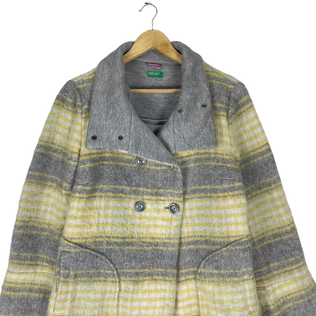 Benetton × United Colors Of Benetton ☀️UNITED COLOURS OF BENETTON STRIPED BUTTON JACKET Size M / US 6-8 / IT 42-44 - 2 Thumbnail