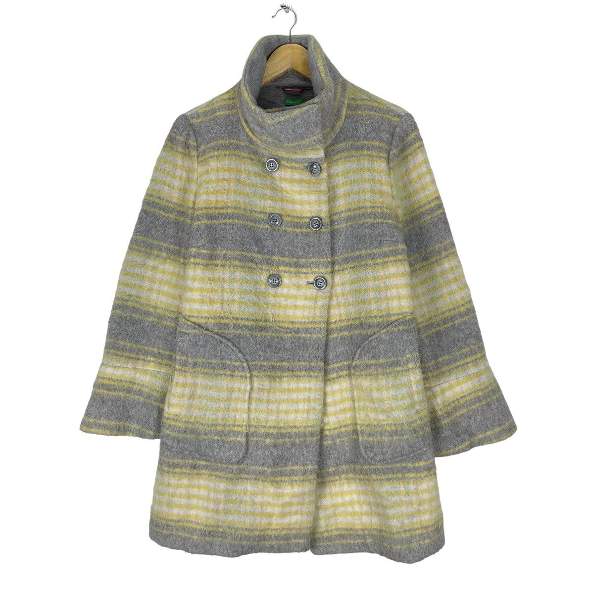 Benetton × United Colors Of Benetton ☀️UNITED COLOURS OF BENETTON STRIPED BUTTON JACKET Size M / US 6-8 / IT 42-44 - 4 Thumbnail