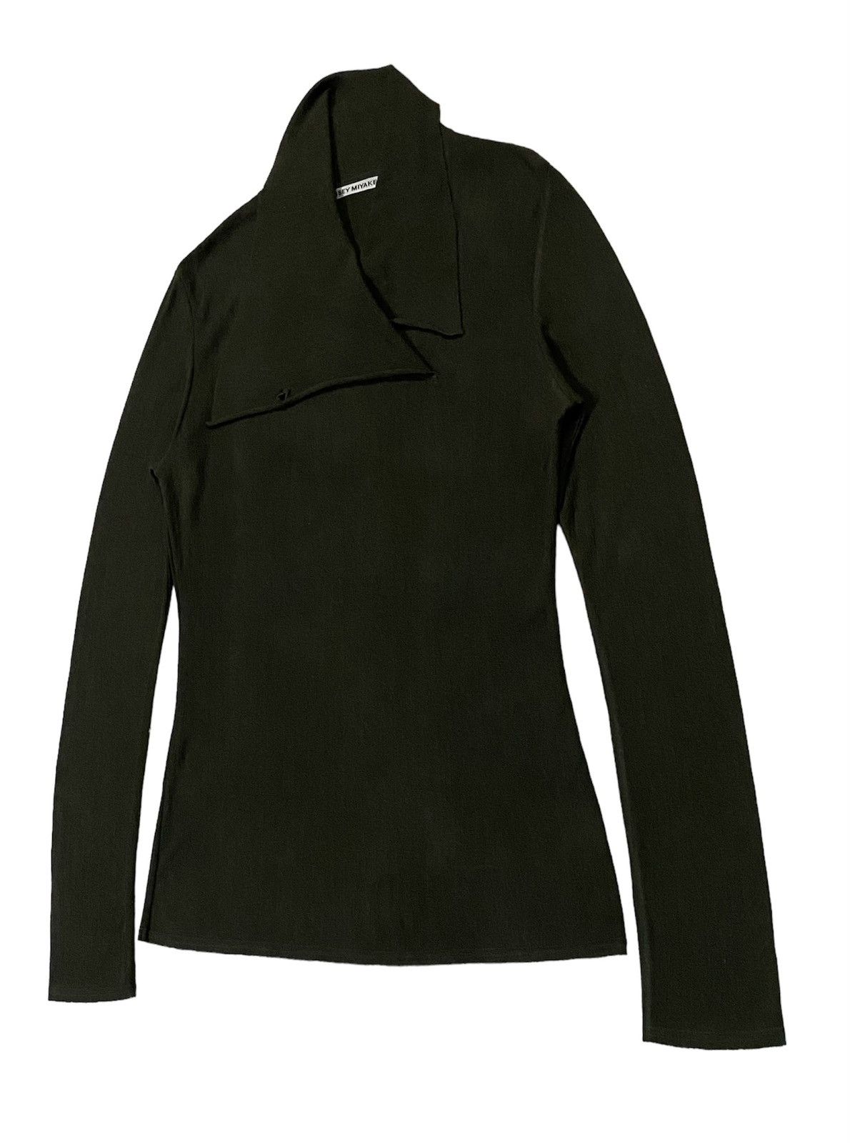 Issey Miyake × Japanese Brand × Pleats Please Issey Miyake Issey Miyake Neck Long Sleeve Shirt With Twisted Collar Size M / US 6-8 / IT 42-44 - 16 Thumbnail