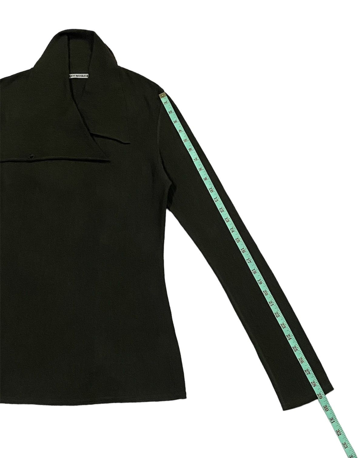 Issey Miyake × Japanese Brand × Pleats Please Issey Miyake Issey Miyake Neck Long Sleeve Shirt With Twisted Collar Size M / US 6-8 / IT 42-44 - 7 Thumbnail