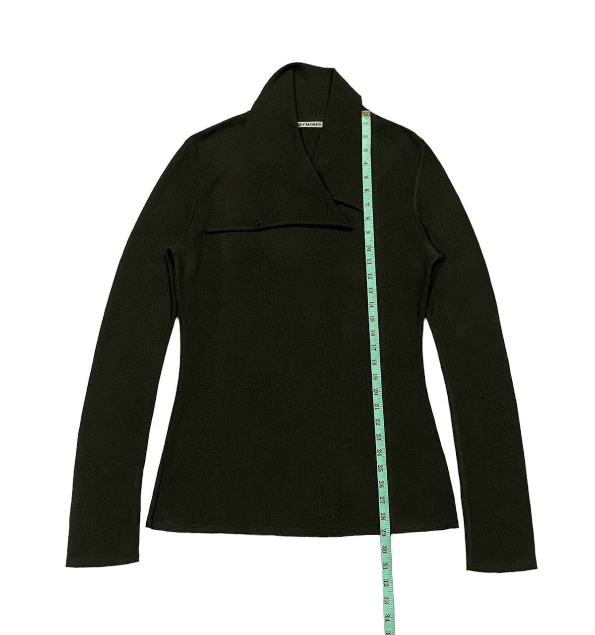 Issey Miyake × Japanese Brand × Pleats Please Issey Miyake Issey Miyake Neck Long Sleeve Shirt With Twisted Collar Size M / US 6-8 / IT 42-44 - 5 Thumbnail