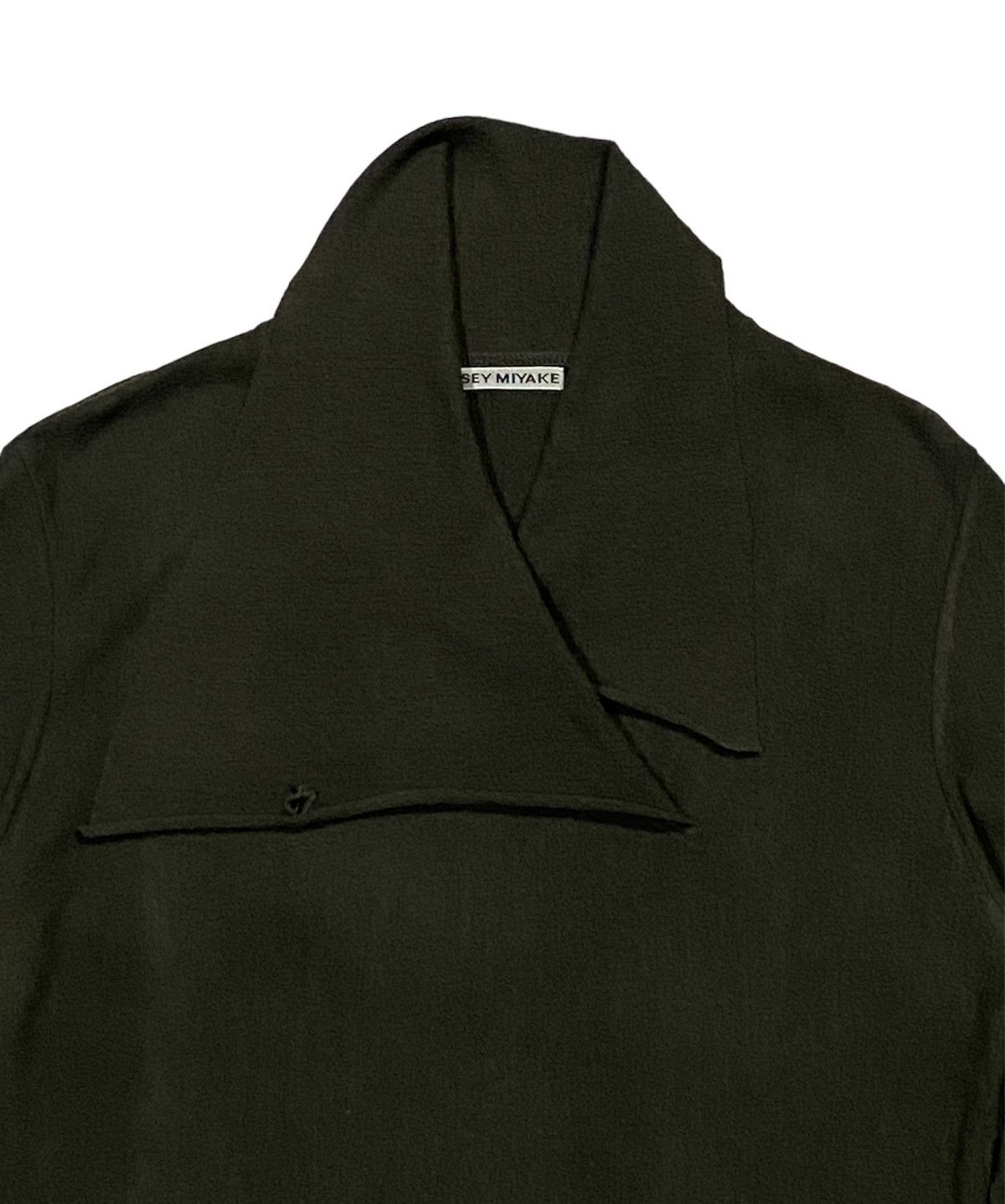 Issey Miyake × Japanese Brand × Pleats Please Issey Miyake Issey Miyake Neck Long Sleeve Shirt With Twisted Collar Size M / US 6-8 / IT 42-44 - 12 Thumbnail