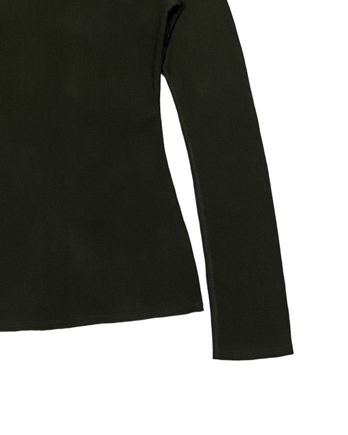 Issey Miyake × Japanese Brand × Pleats Please Issey Miyake Issey Miyake Neck Long Sleeve Shirt With Twisted Collar Size M / US 6-8 / IT 42-44 - 14 Thumbnail