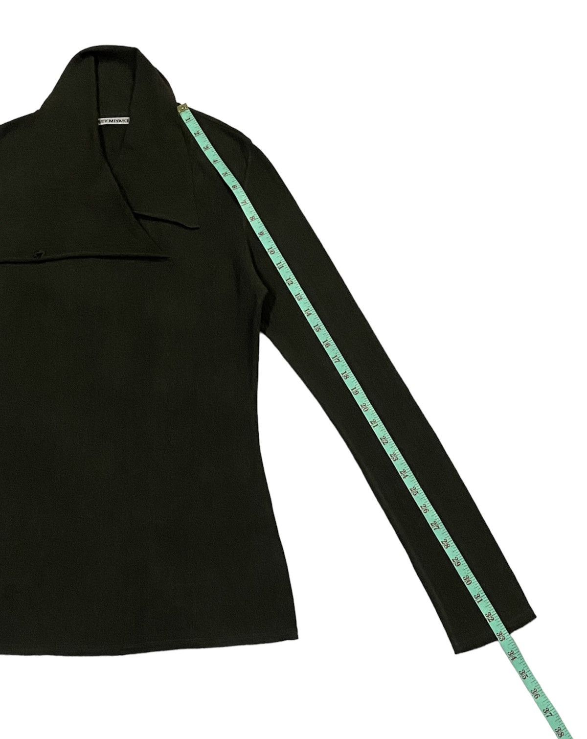 Issey Miyake × Japanese Brand × Pleats Please Issey Miyake Issey Miyake Neck Long Sleeve Shirt With Twisted Collar Size M / US 6-8 / IT 42-44 - 8 Thumbnail