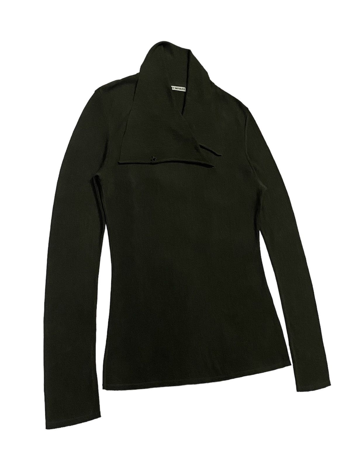 Issey Miyake × Japanese Brand × Pleats Please Issey Miyake Issey Miyake Neck Long Sleeve Shirt With Twisted Collar Size M / US 6-8 / IT 42-44 - 17 Thumbnail