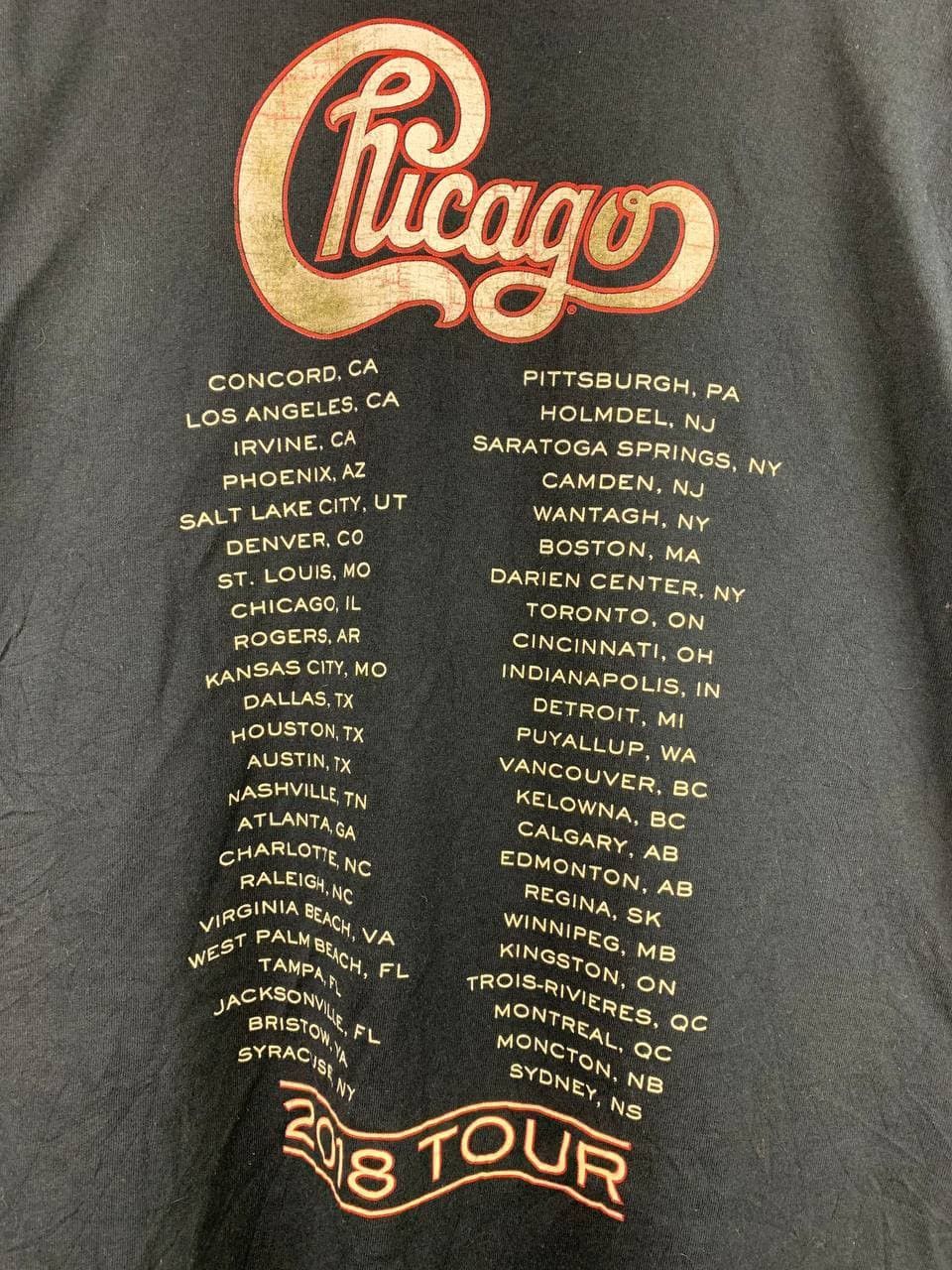 Vintage Vtg Chicago Band Logo Rock Band Tour Tee Size US XXL / EU 58 / 5 - 7 Thumbnail