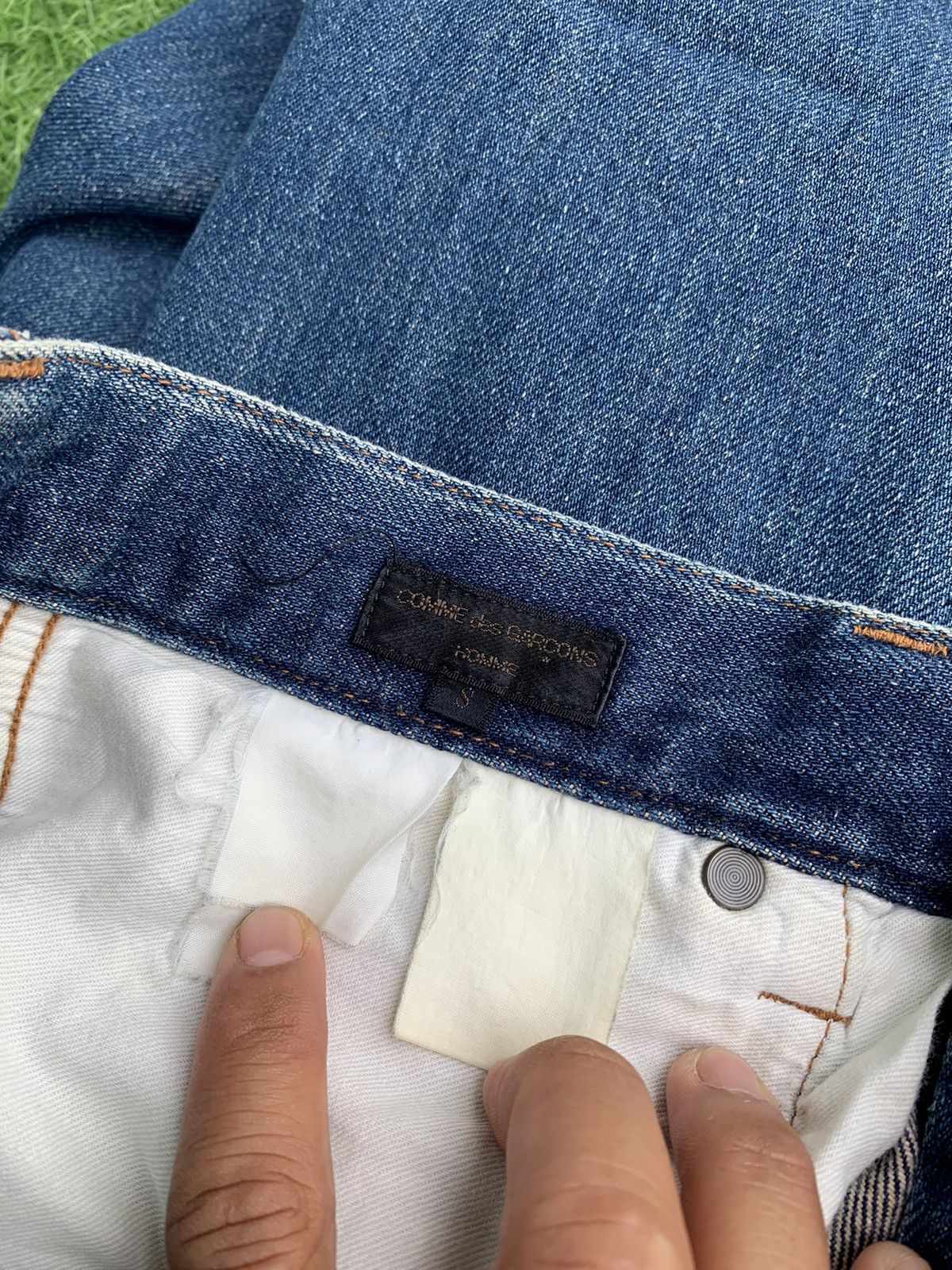 Comme des Garcons Homme Plus COMME DES GARCONS JAPANESE BRAND DENIM PANTS Size US 32 / EU 48 - 15 Thumbnail