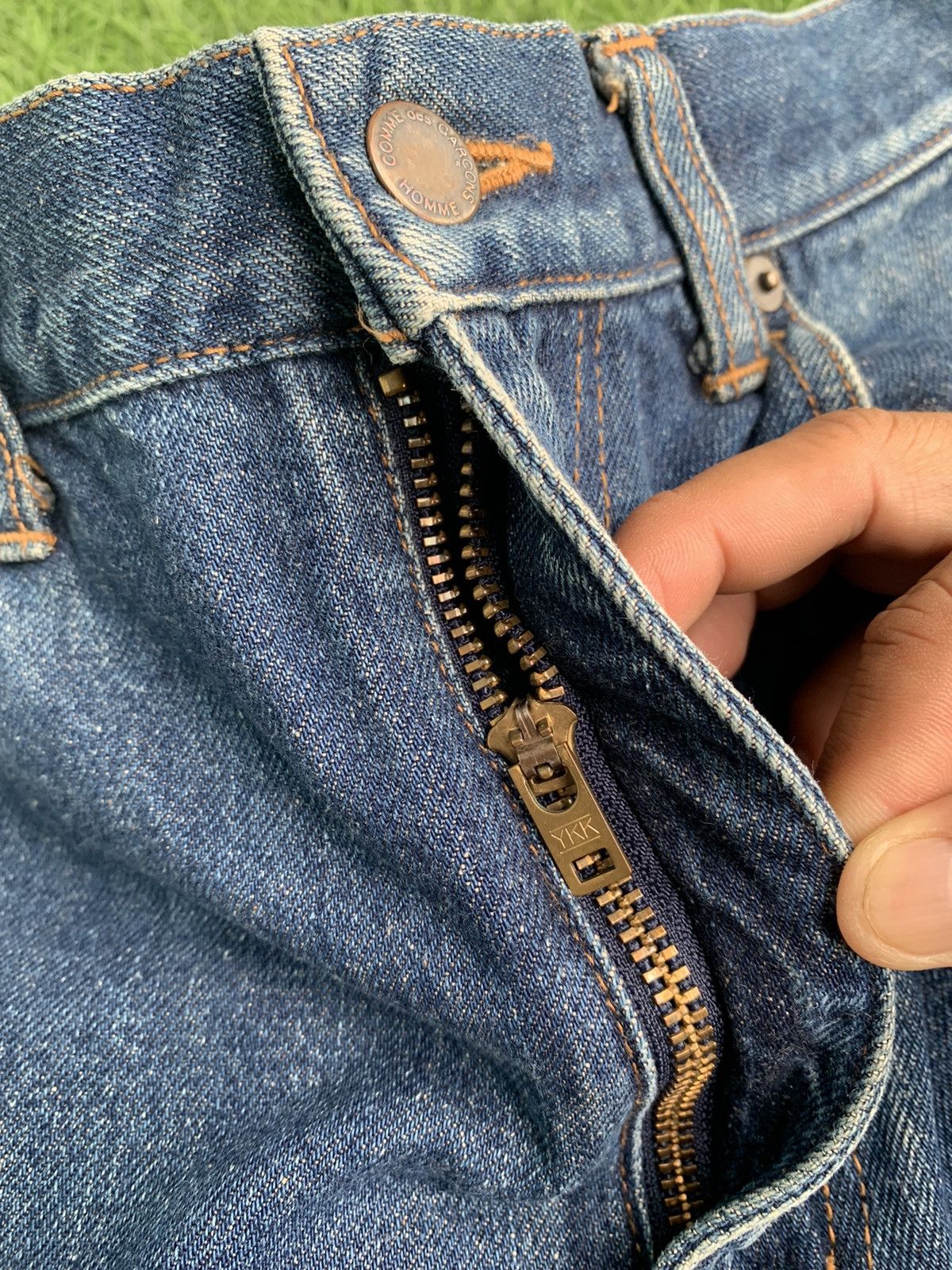 Comme des Garcons Homme Plus COMME DES GARCONS JAPANESE BRAND DENIM PANTS Size US 32 / EU 48 - 5 Thumbnail