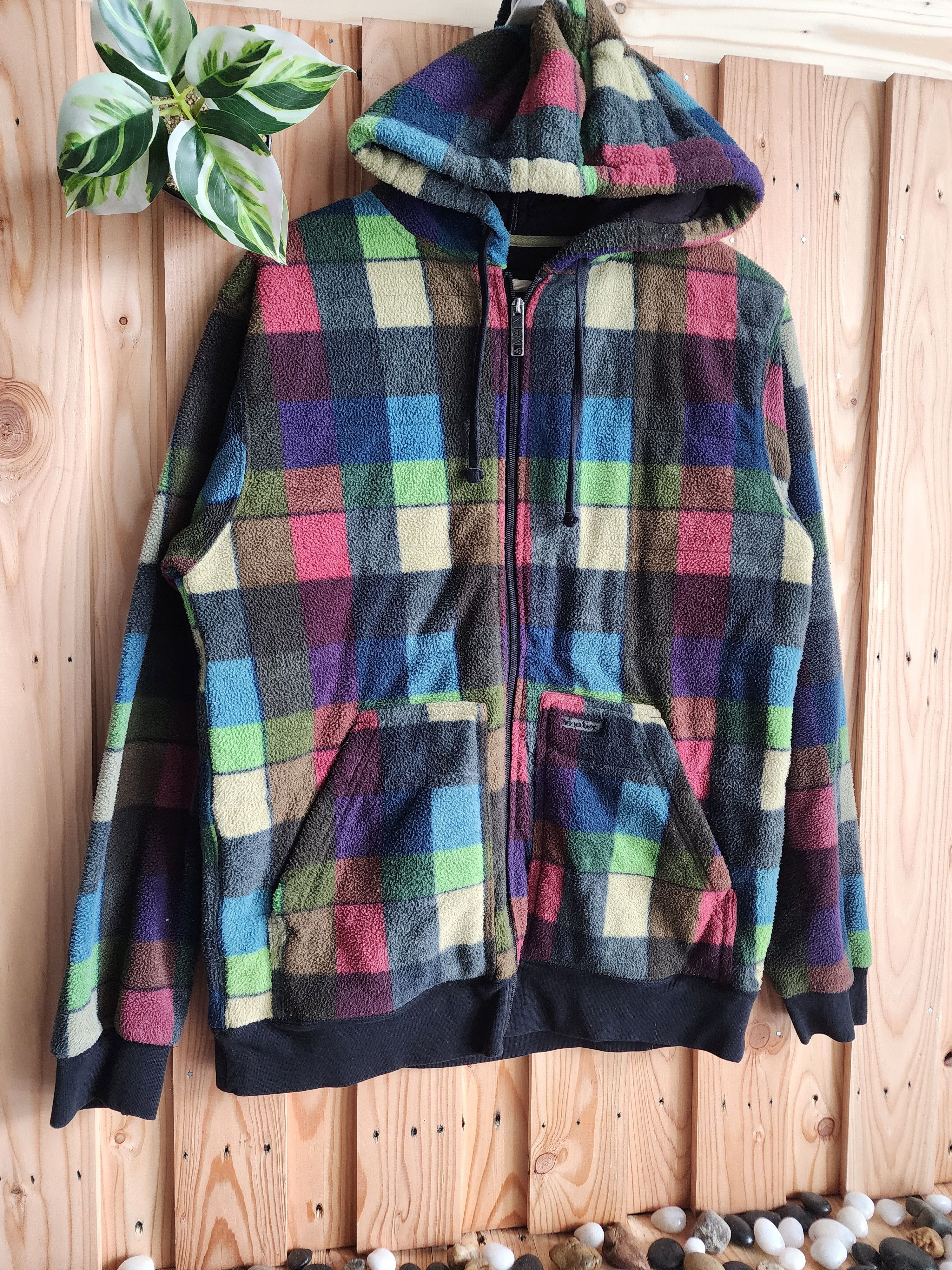 Matix Colour Block Hoodie Jacket