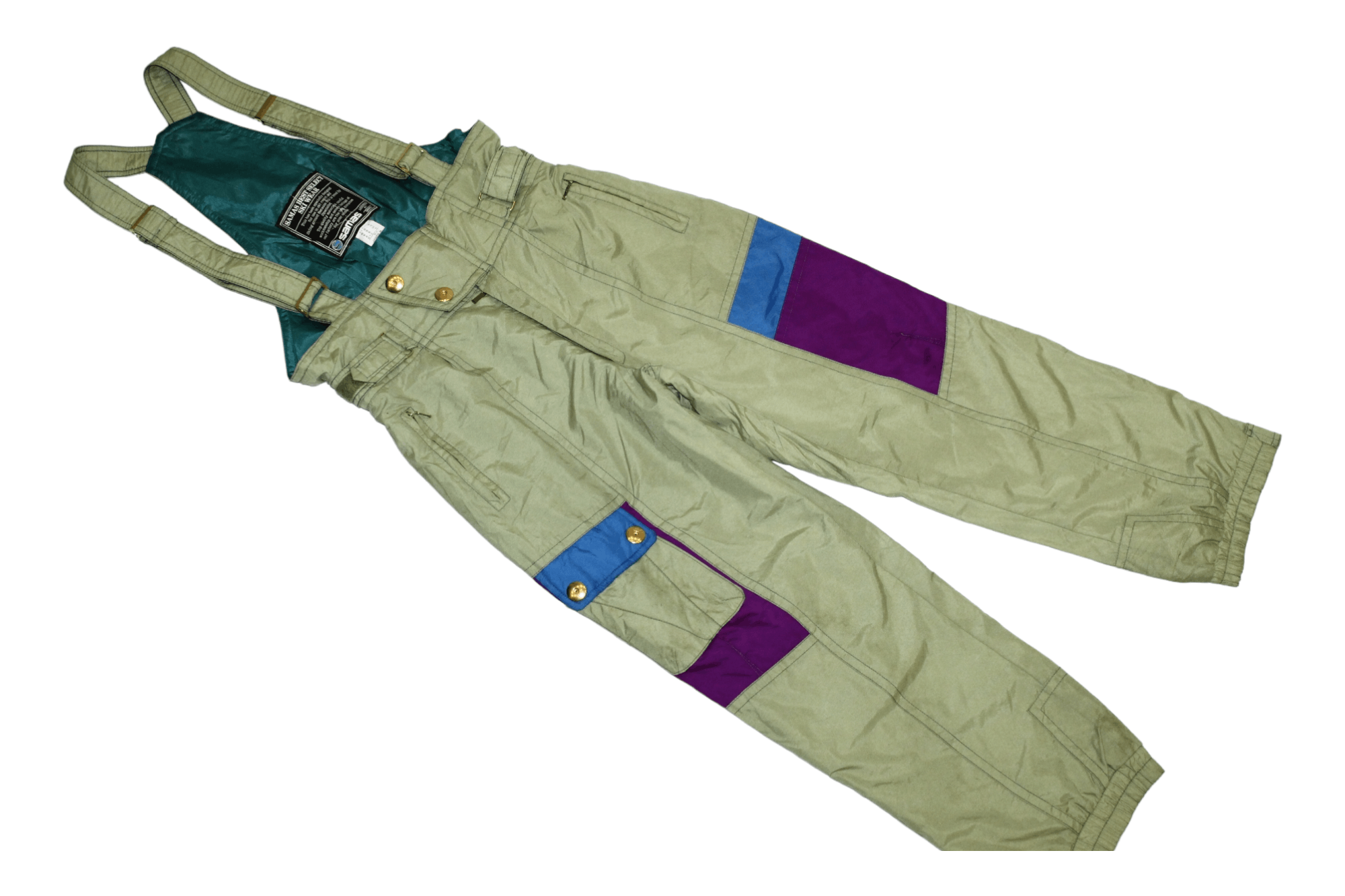 Japanese Brand 🔥 VTG 🔥 Samas Japan Ski Wear Overall Jumpsuit Size US 32 / EU 48 - 9 Thumbnail