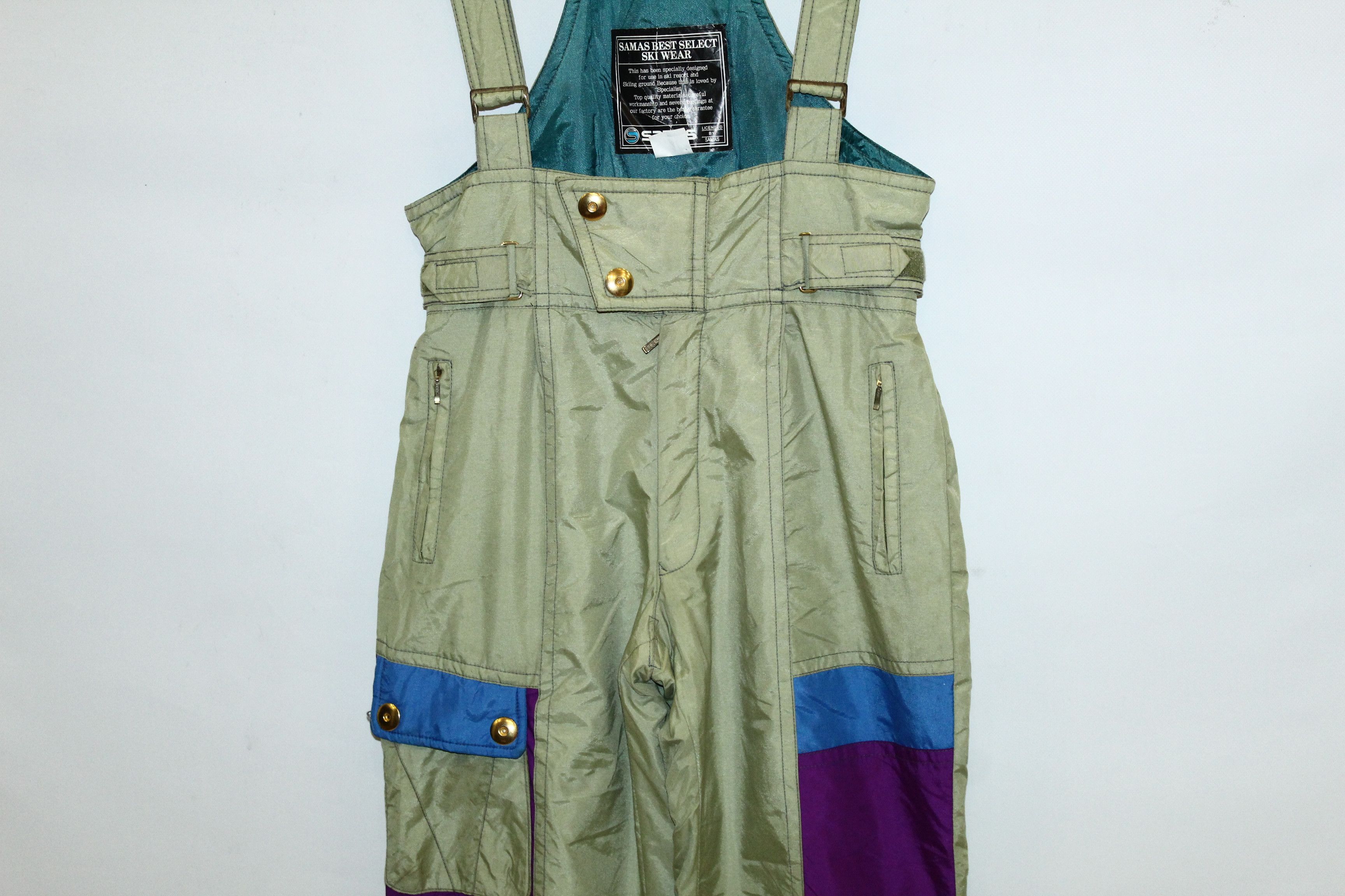 Japanese Brand 🔥 VTG 🔥 Samas Japan Ski Wear Overall Jumpsuit Size US 32 / EU 48 - 3 Thumbnail