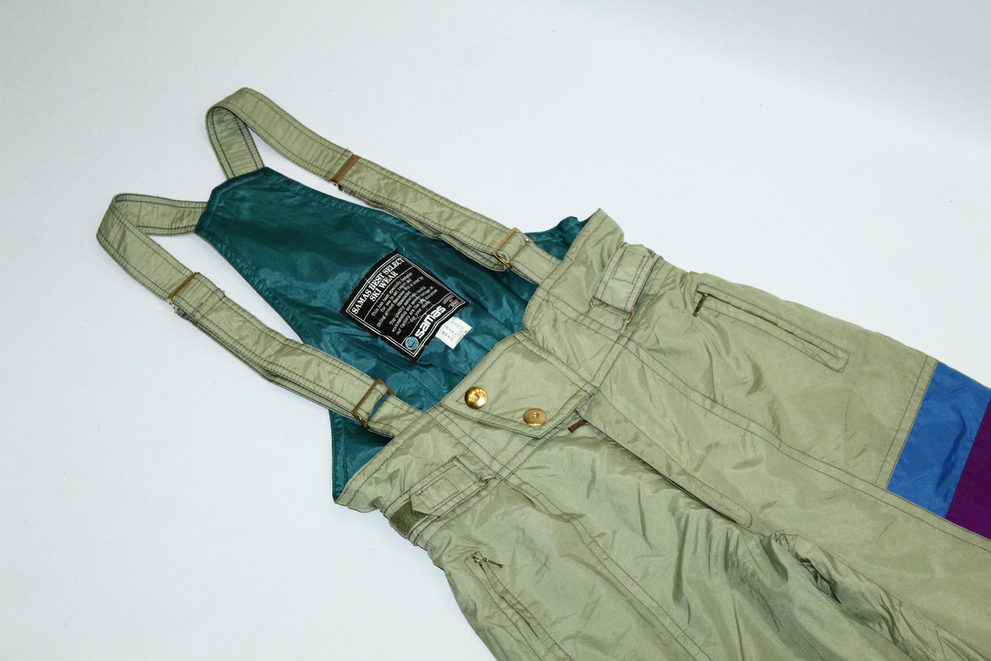 Japanese Brand 🔥 VTG 🔥 Samas Japan Ski Wear Overall Jumpsuit Size US 32 / EU 48 - 11 Thumbnail