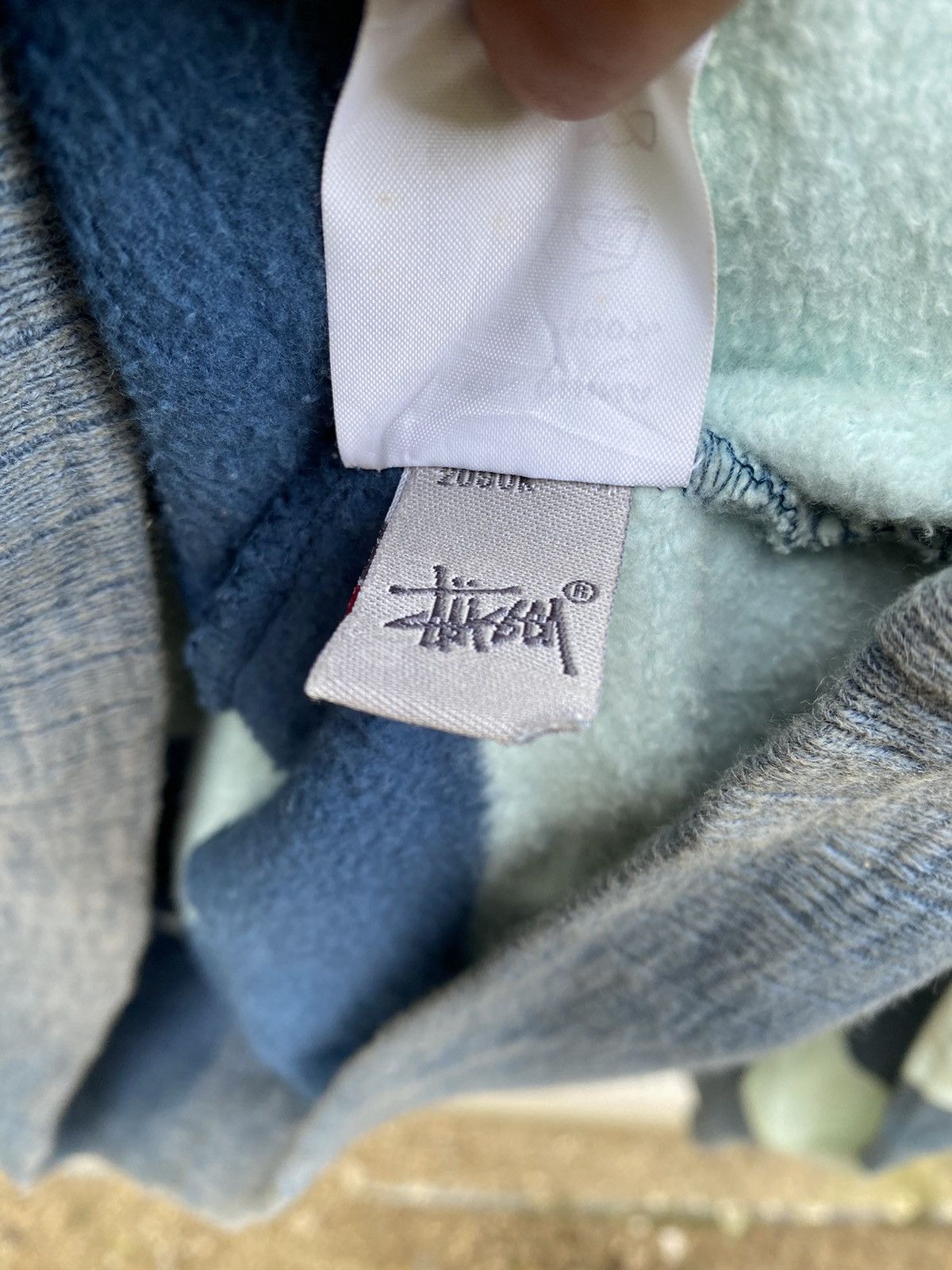Stussy Stussy Authentic Striped Blue Sweatshirts Size US L / EU 52-54 / 3 - 5 Thumbnail