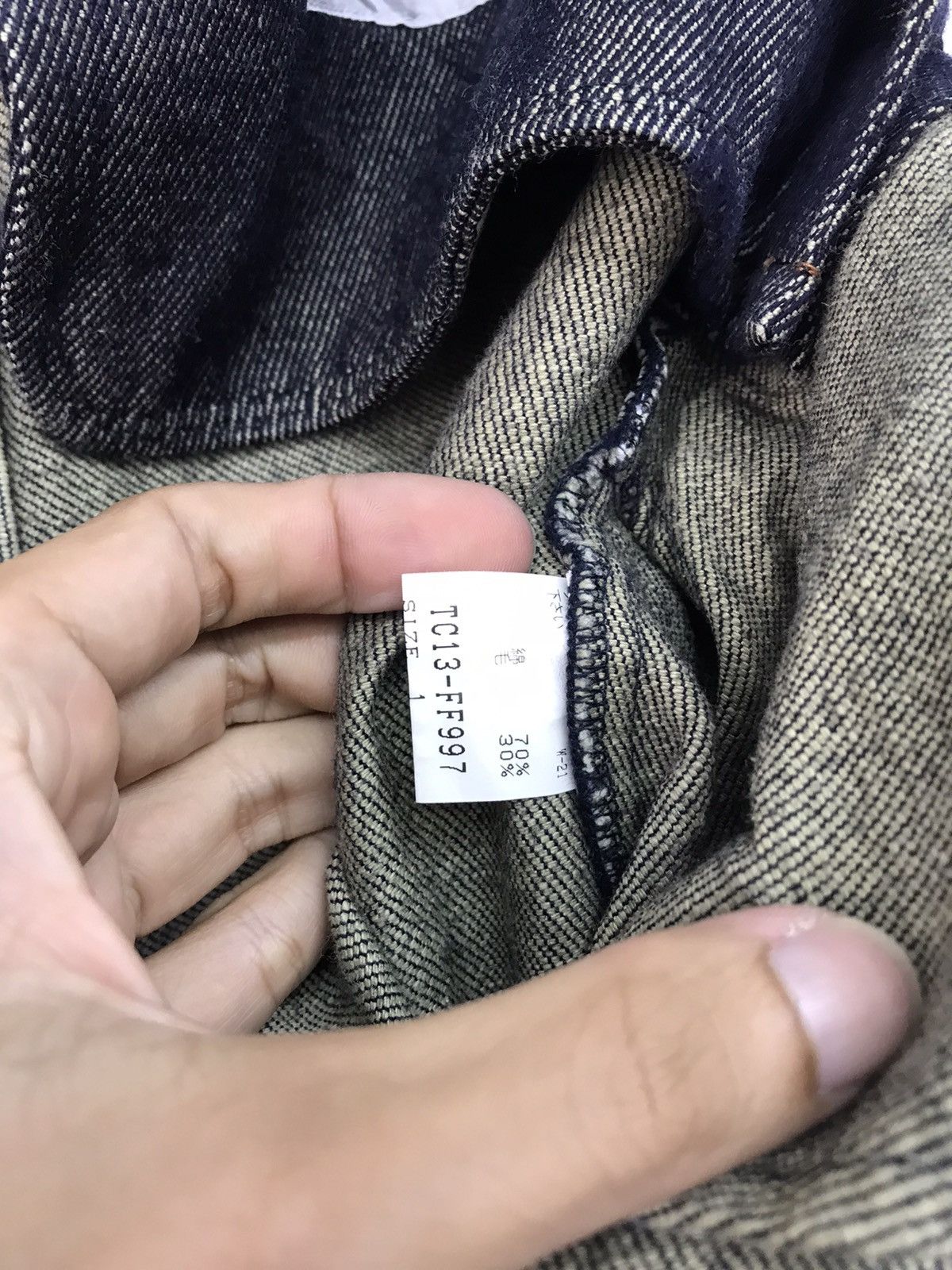 Issey Miyake × Japanese Brand × Tsumori Chisato Vtg 90s Tsumori Chisato indigo trouser pant side button Size US 28 / EU 44 - 11 Thumbnail