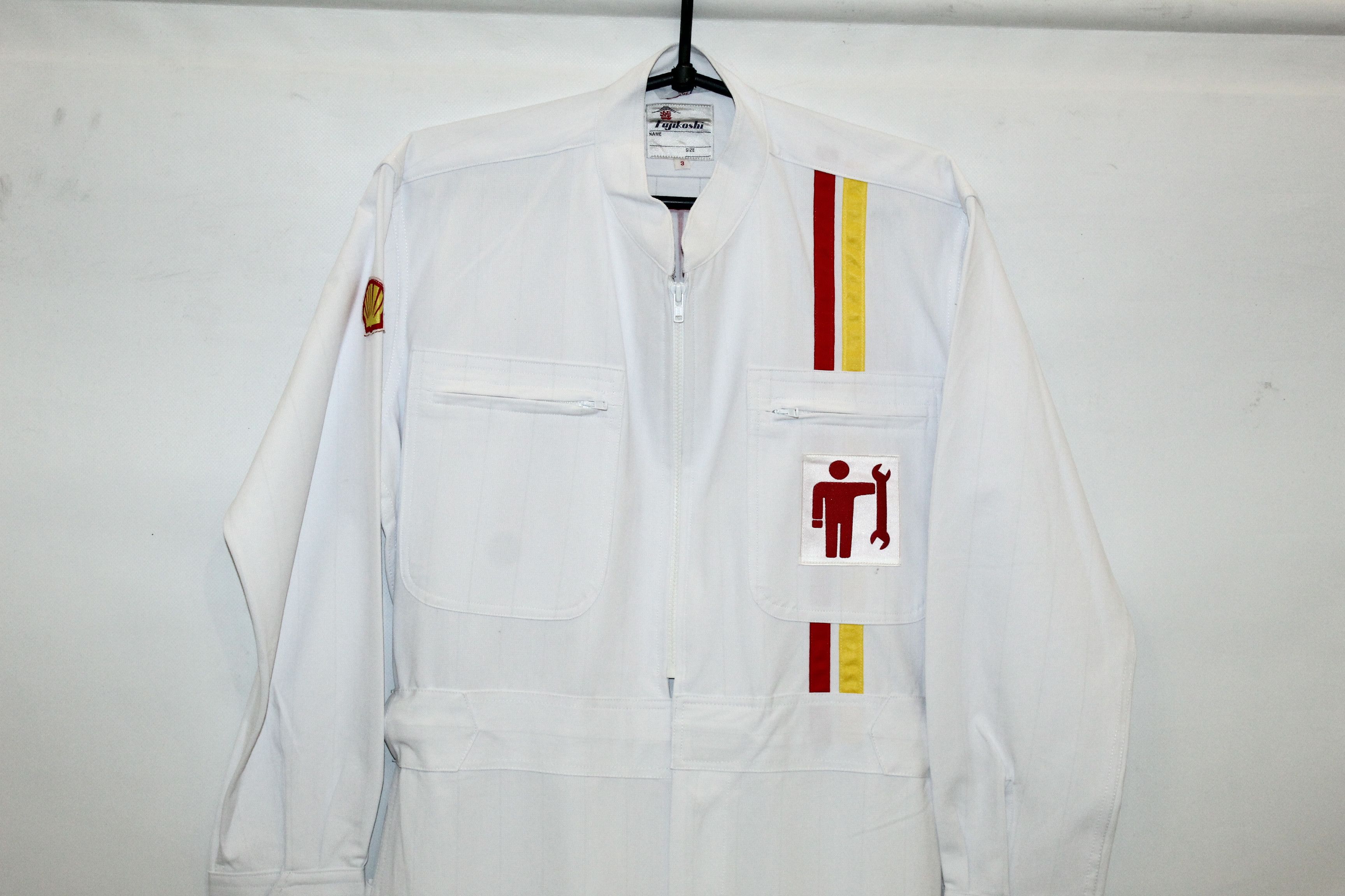 Sports Specialties Fujikoshi Japan Shell Support Ferrari F-1 Team Work Coverall Size US 32 / EU 48 - 3 Thumbnail