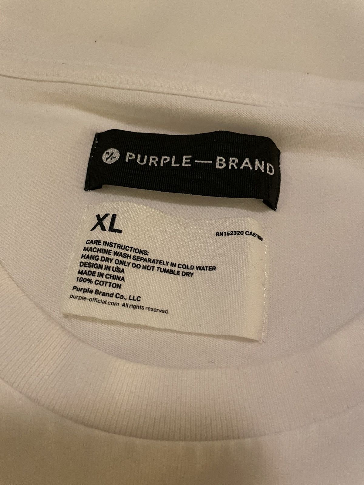 Purple Purple Brand - Biker Tee Size US XL / EU 56 / 4 - 5 Thumbnail