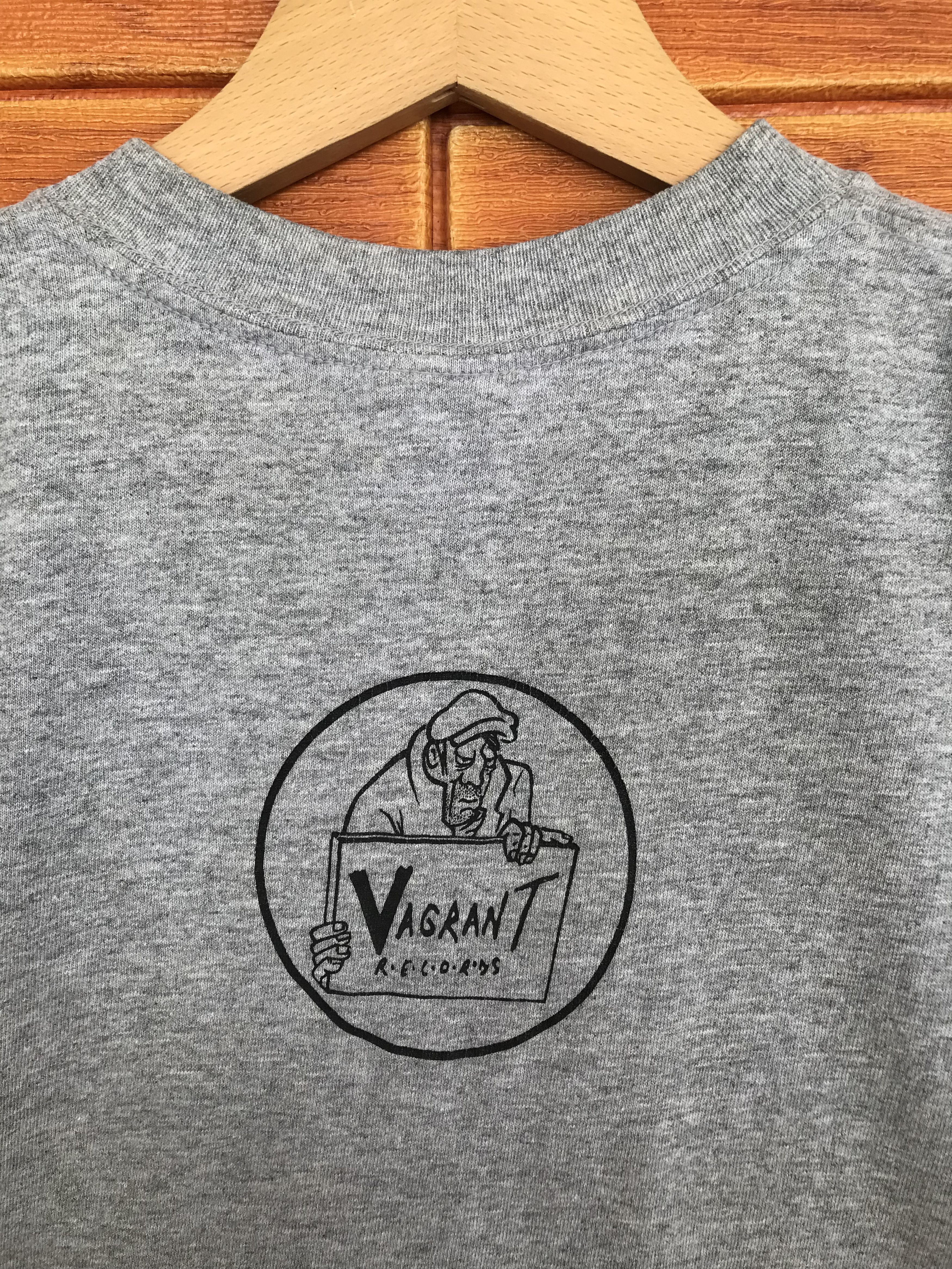 Vintage Vintage 90s Vagrant Records T-Shirt Size US S / EU 44-46 / 1 - 5 Thumbnail