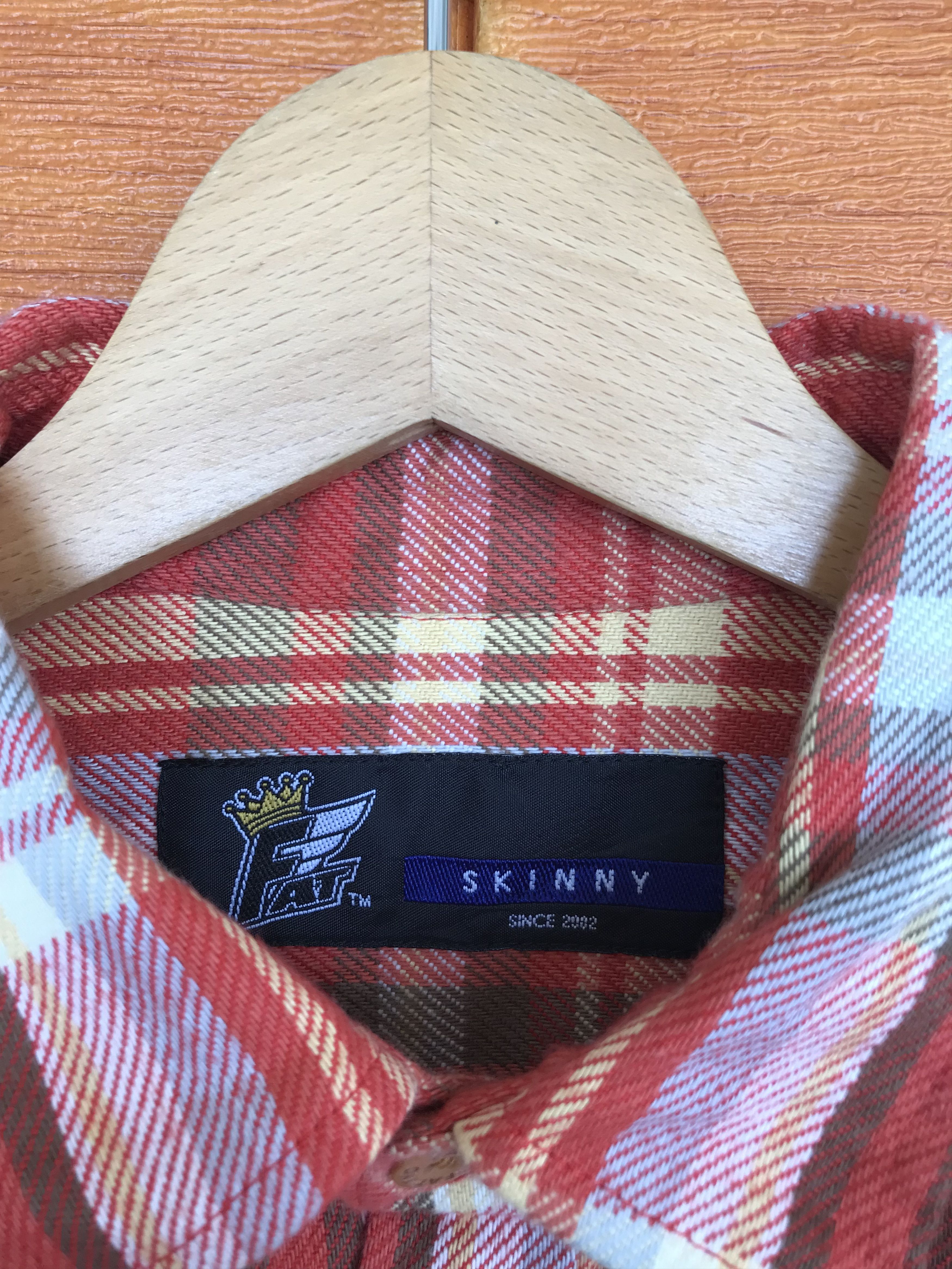 Fat Tokyo Vintage Y2k Fat Tokyo Japan Checkered Plaid Flannel Shirt Size US L / EU 52-54 / 3 - 7 Thumbnail
