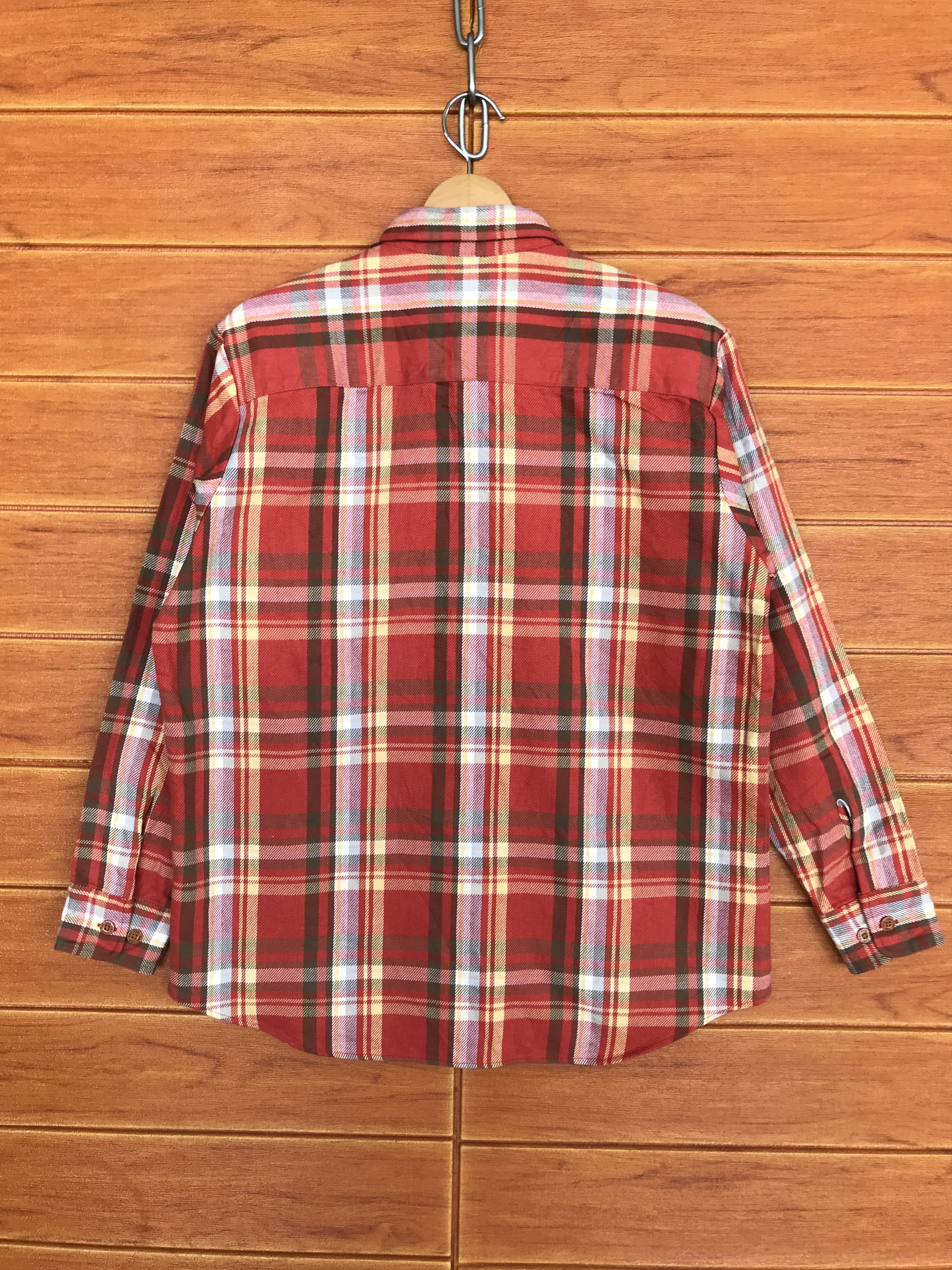 Fat Tokyo Vintage Y2k Fat Tokyo Japan Checkered Plaid Flannel Shirt Size US L / EU 52-54 / 3 - 10 Thumbnail