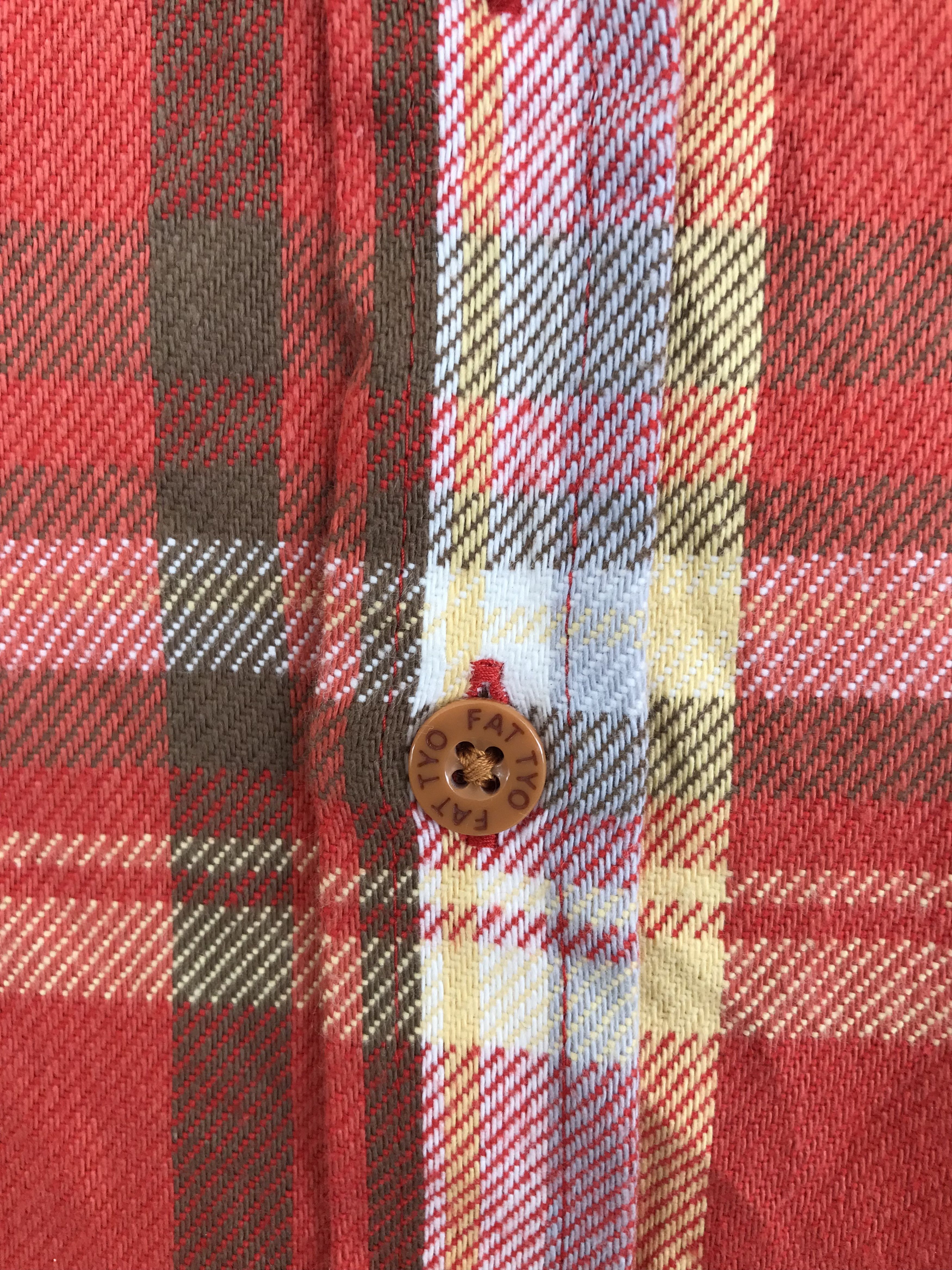 Fat Tokyo Vintage Y2k Fat Tokyo Japan Checkered Plaid Flannel Shirt Size US L / EU 52-54 / 3 - 8 Thumbnail