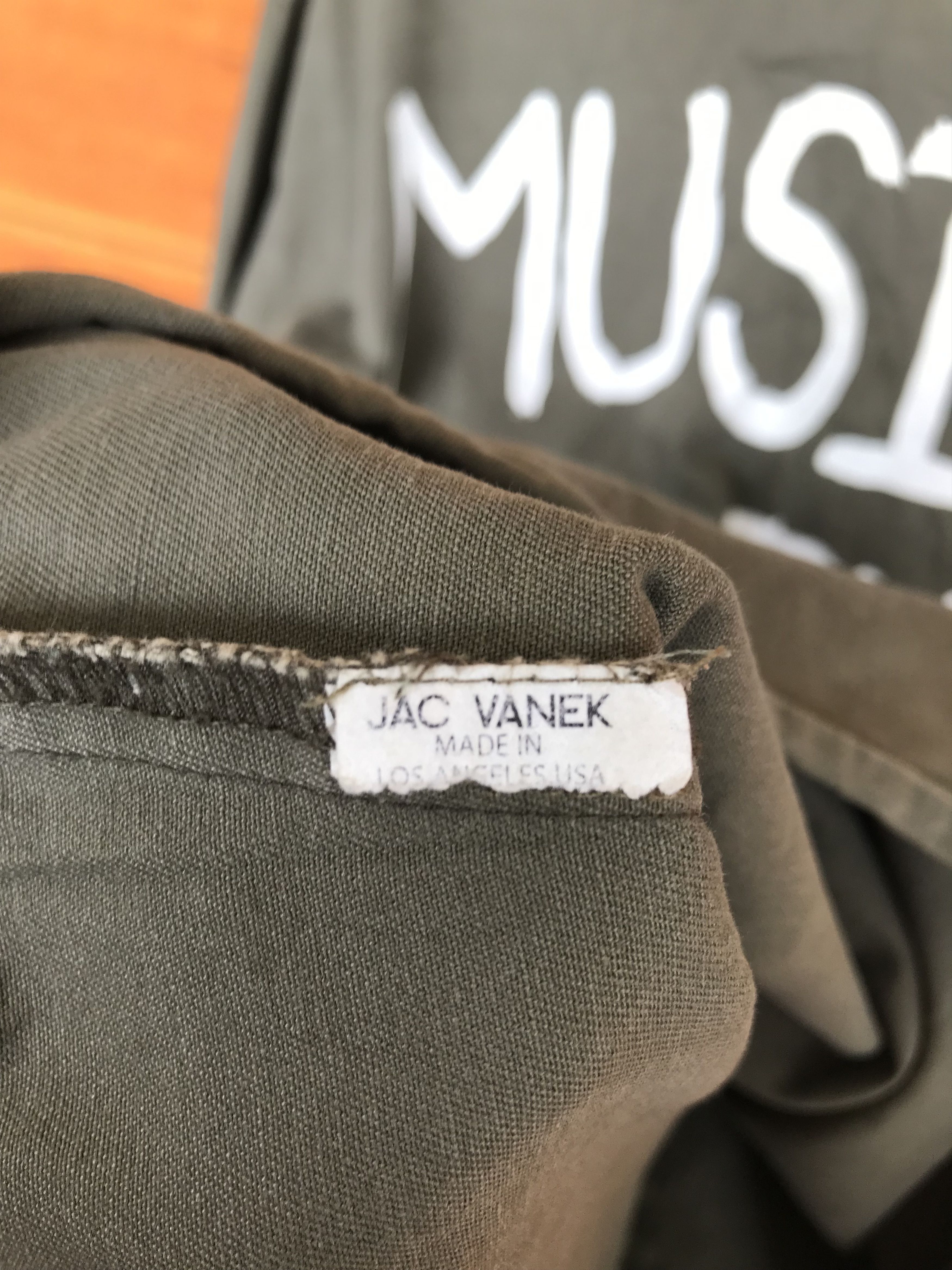 Other Jac Vanek USA Army OG-107 Utility Shirt Size US L / EU 52-54 / 3 - 8 Thumbnail