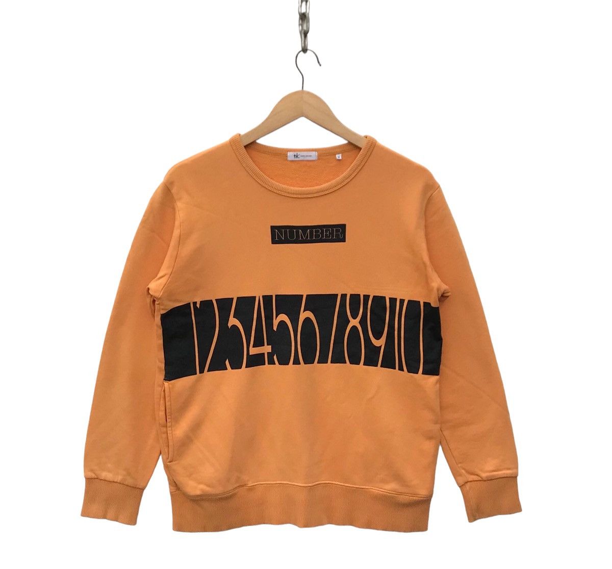 Japanese Brand Takeo Kikuchi Numbering Sweatshirt