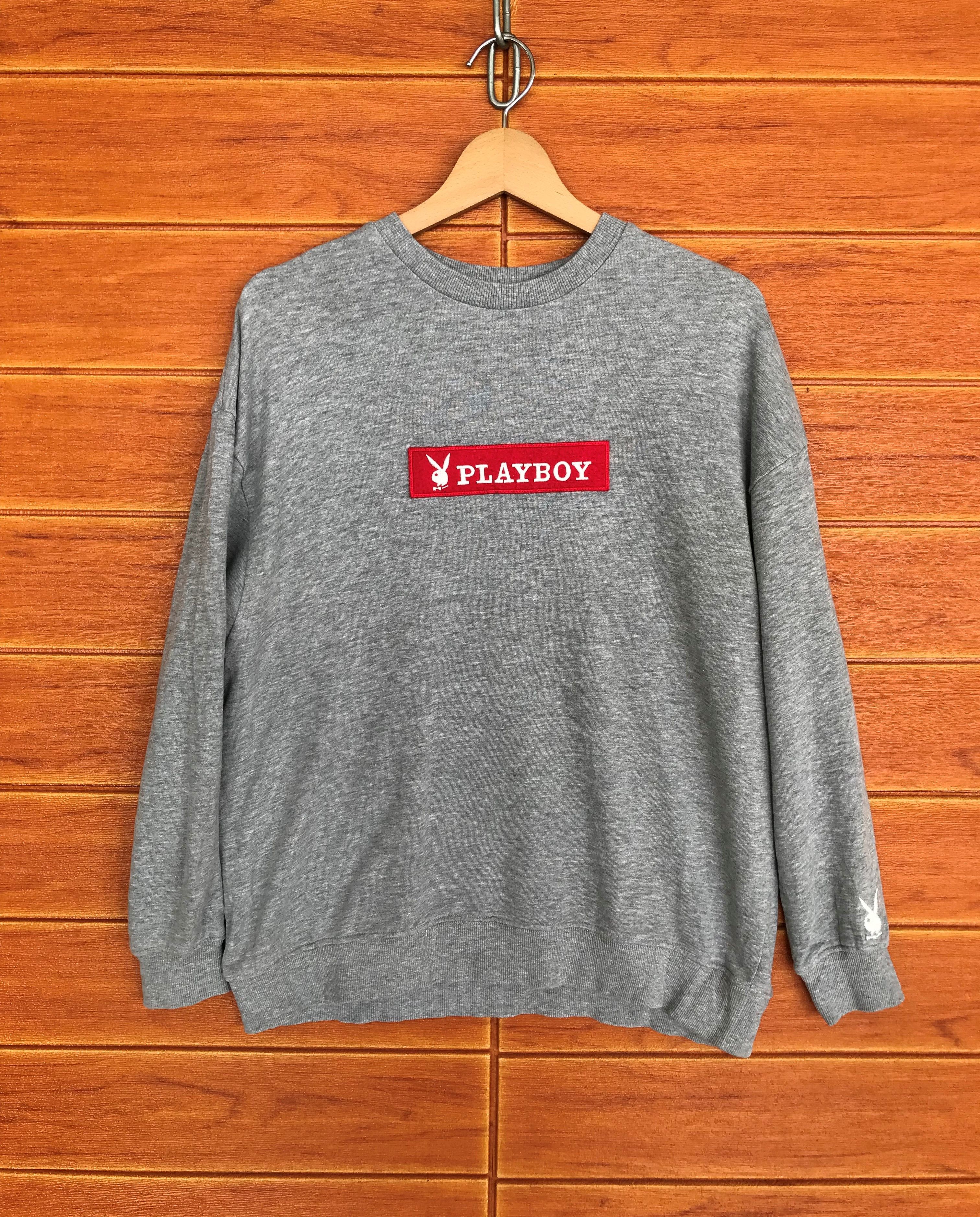Playboy Vintage Playboy Box Logo Sweatshirt Size US M / EU 48-50 / 2 - 1 Thumbnail