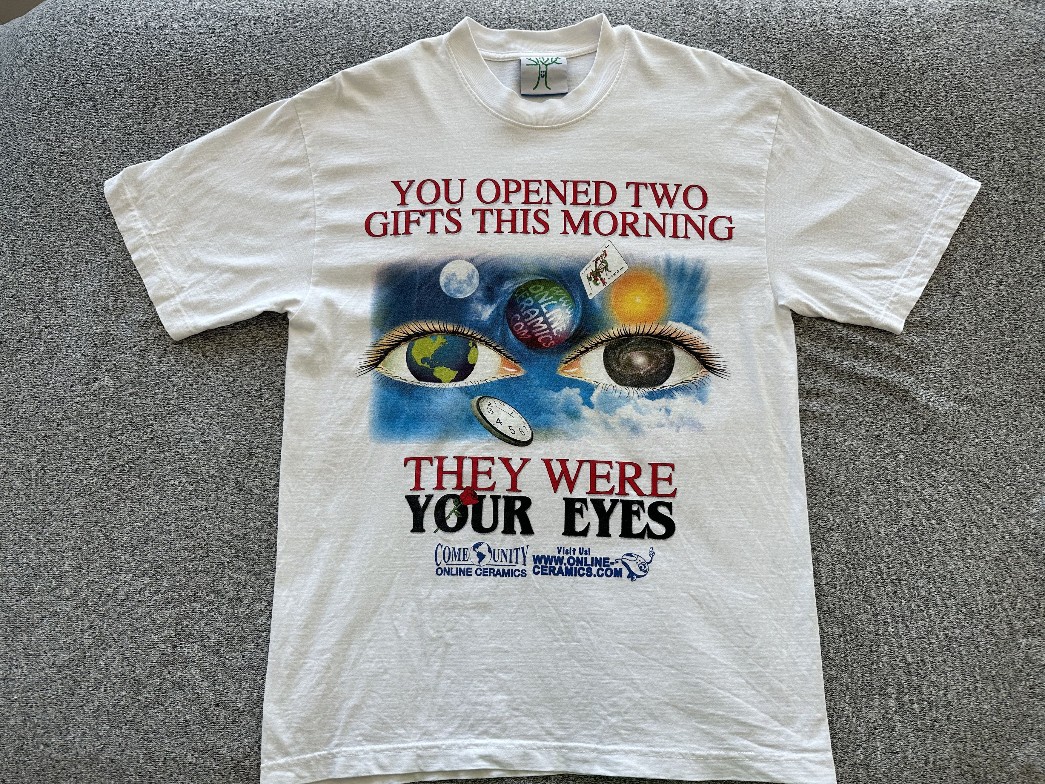 Online Ceramics - Two Gifts - White Tee