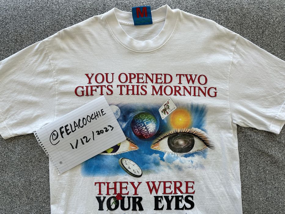 Online Ceramics Online Ceramics Two Gifts White Tee Grailed