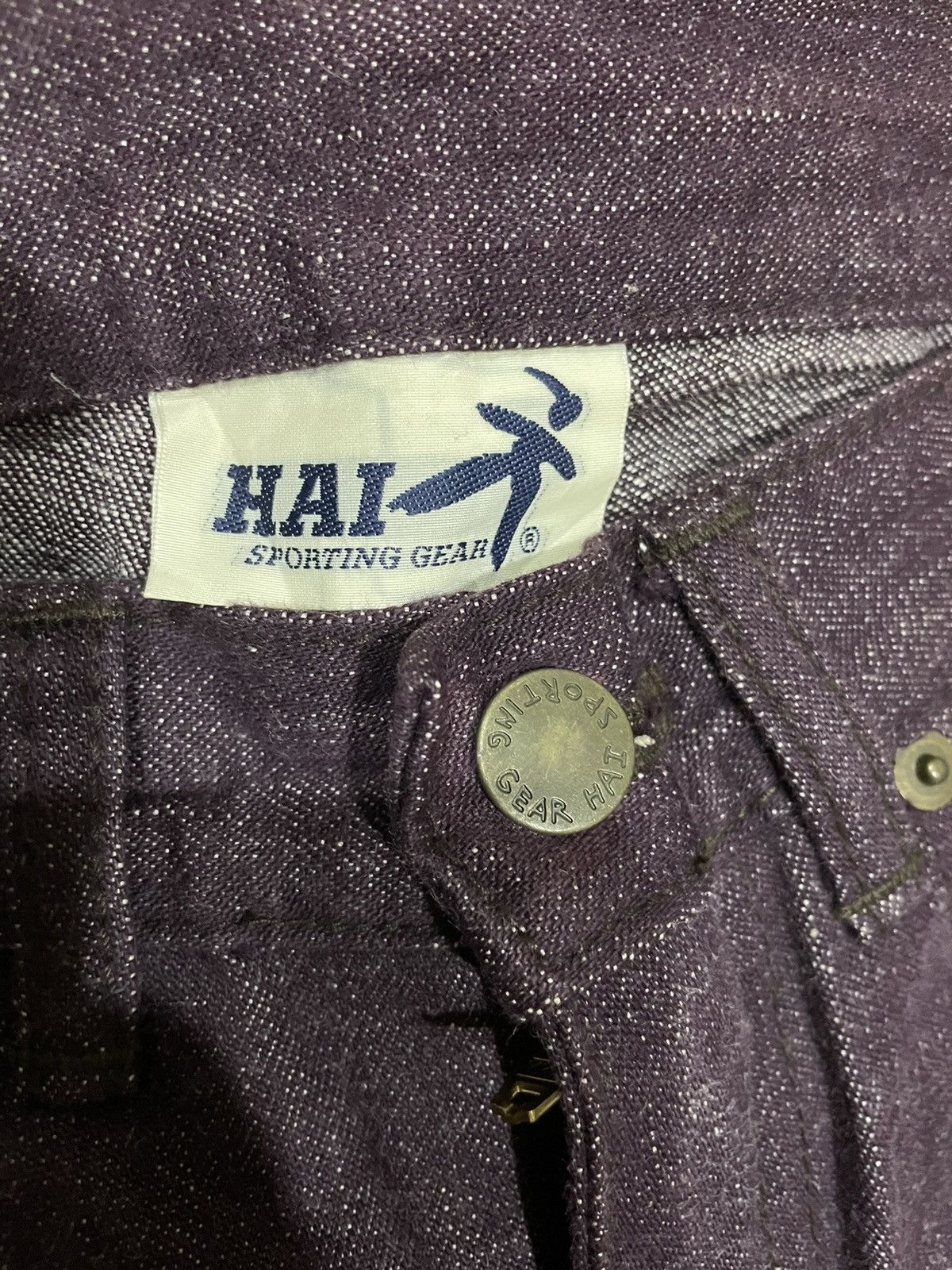 Hai Sporting Gear × Issey Miyake 80s Issey Miyake HAI Sporting Gear Scovil Button Jeans Size 28" / US 6 / IT 42 - 16 Thumbnail