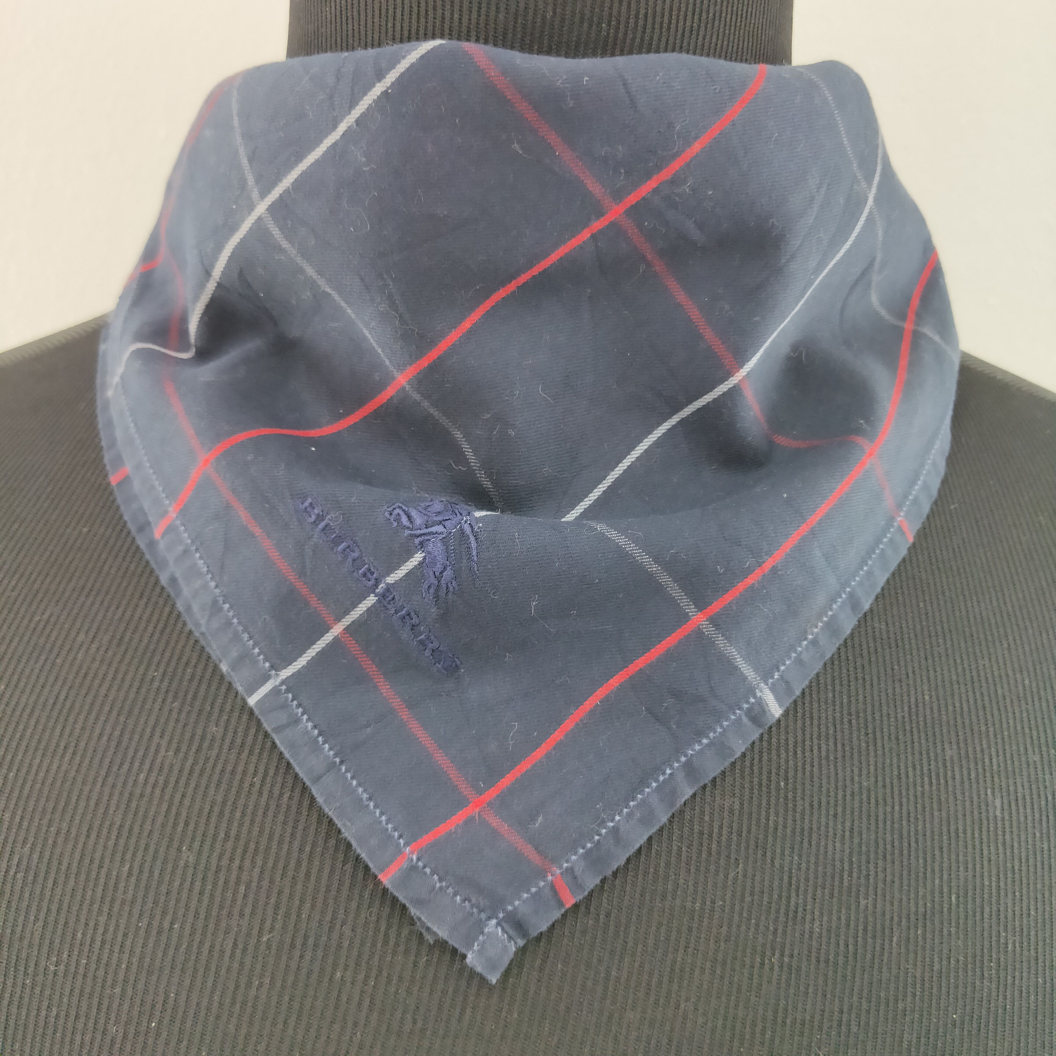 Burberry × Vintage Burberry Handkerchief neckerchief bandana - 3F2181 Size ONE SIZE - 1 Thumbnail
