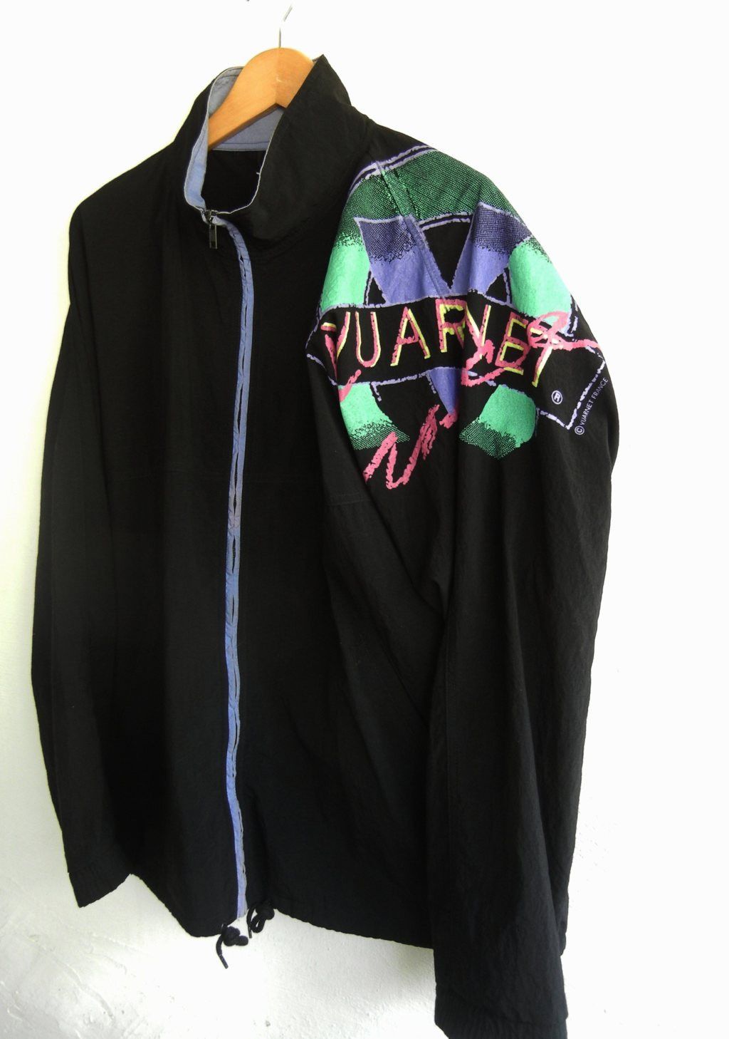 VINTAGE VUARNET SURFING SKATE BOARDING NYLON JACKET LARGE